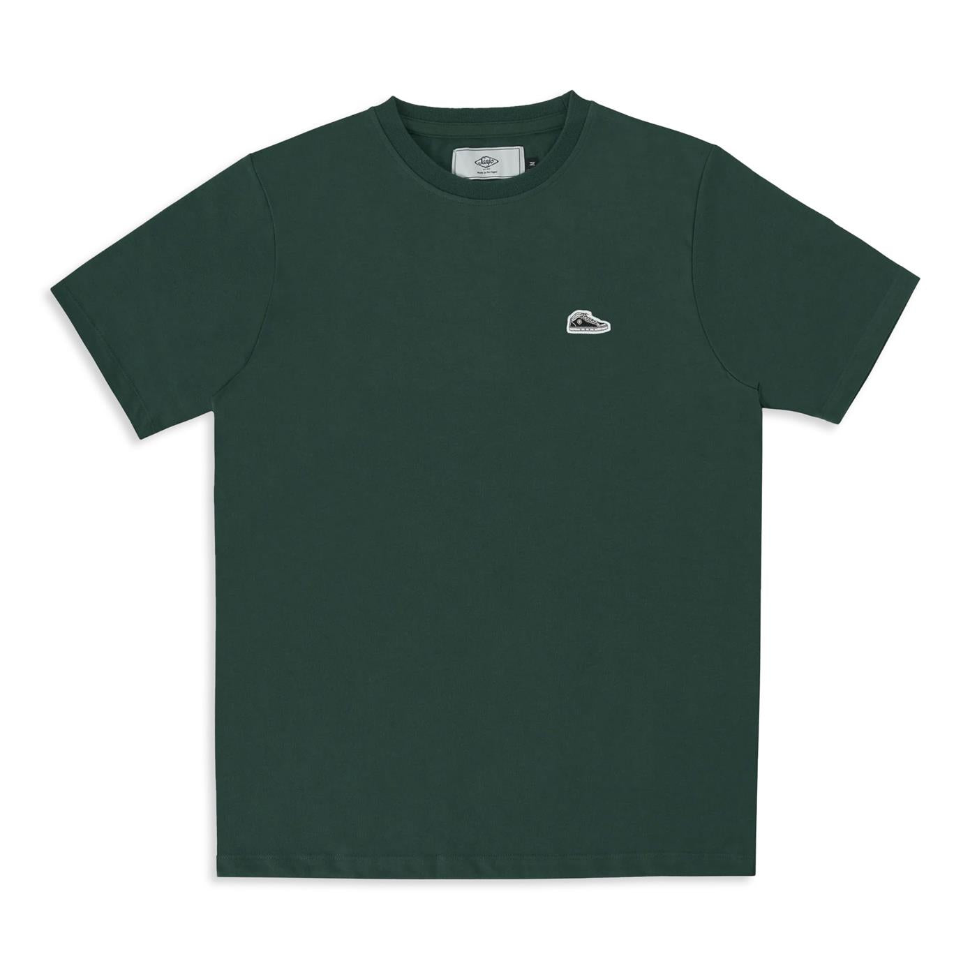 Sanjo Patch Classic T-Shirt Bottle Green - AW23_1PA_018