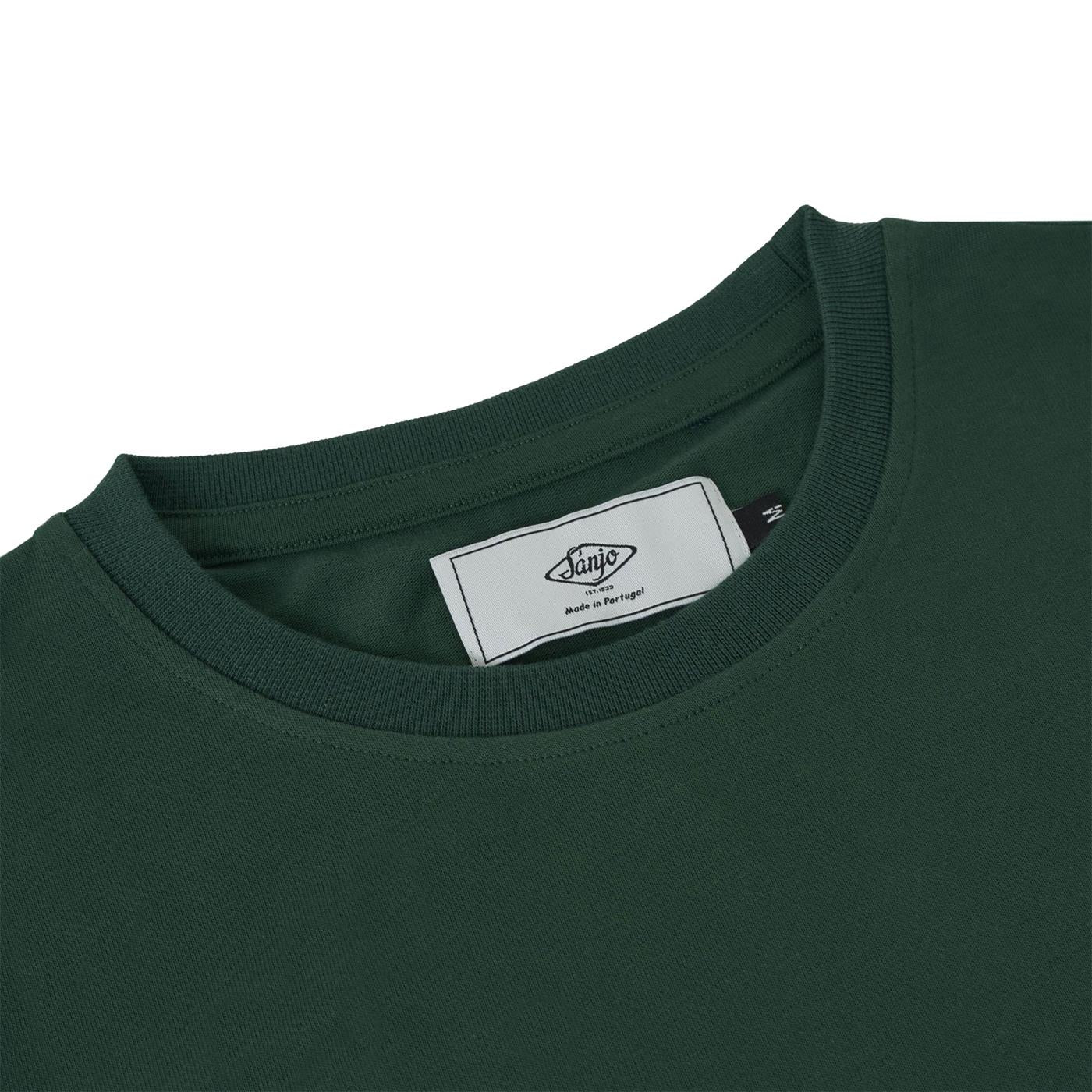 Sanjo Patch Classic T-Shirt Bottle Green - AW23_1PA_018