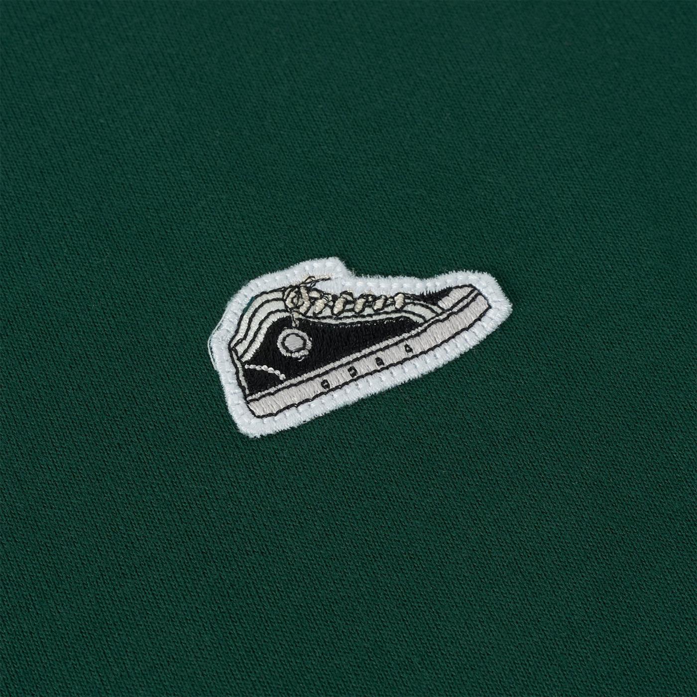 Sanjo Patch Classic T-Shirt Bottle Green - AW23_1PA_018