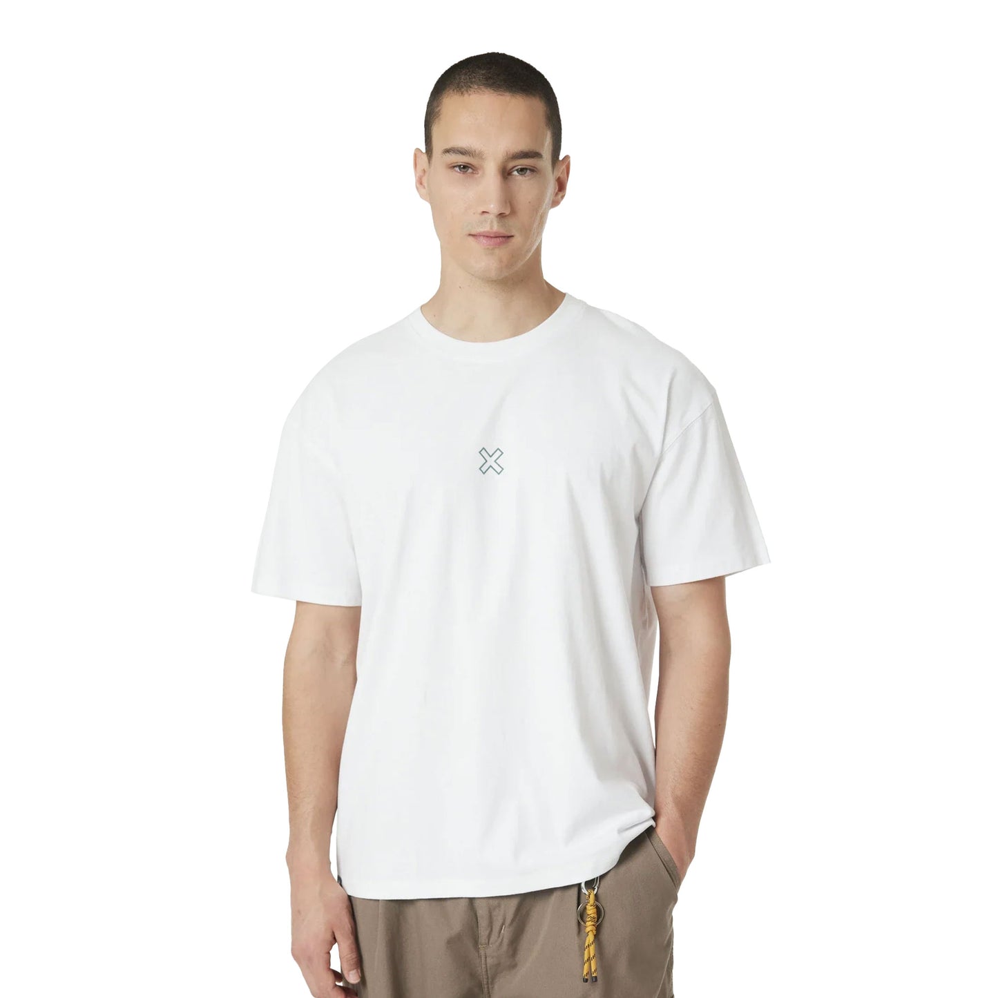 Blue Banana Bonfire Tee White - AW25UG011BONWH00