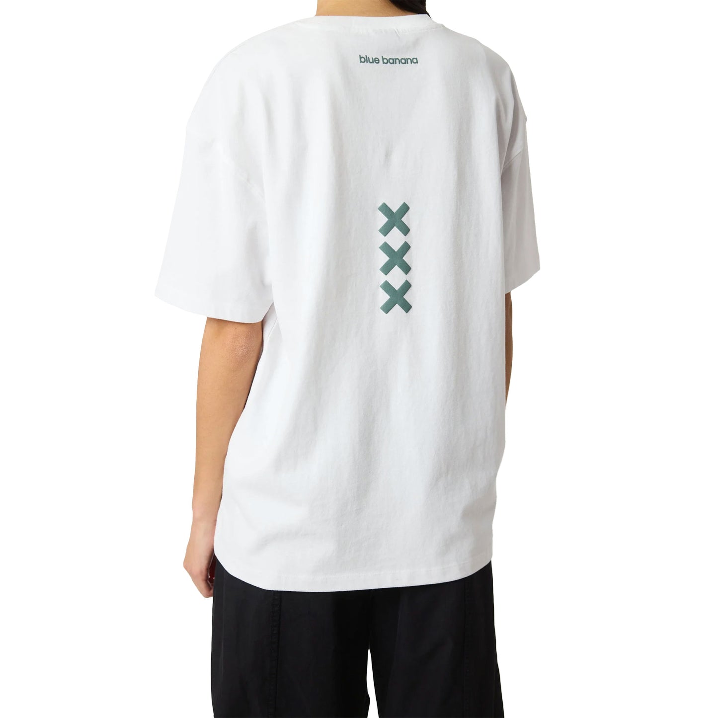 Blue Banana Bonfire Tee White - AW25UG011BONWH00