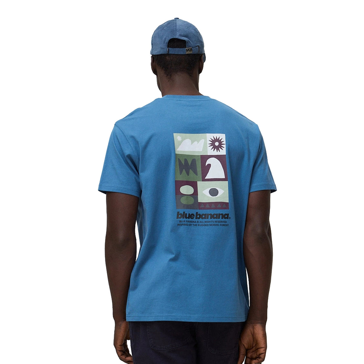 Blue Banana Forest Tee Indigo Blue - AW26UG011FORBL08