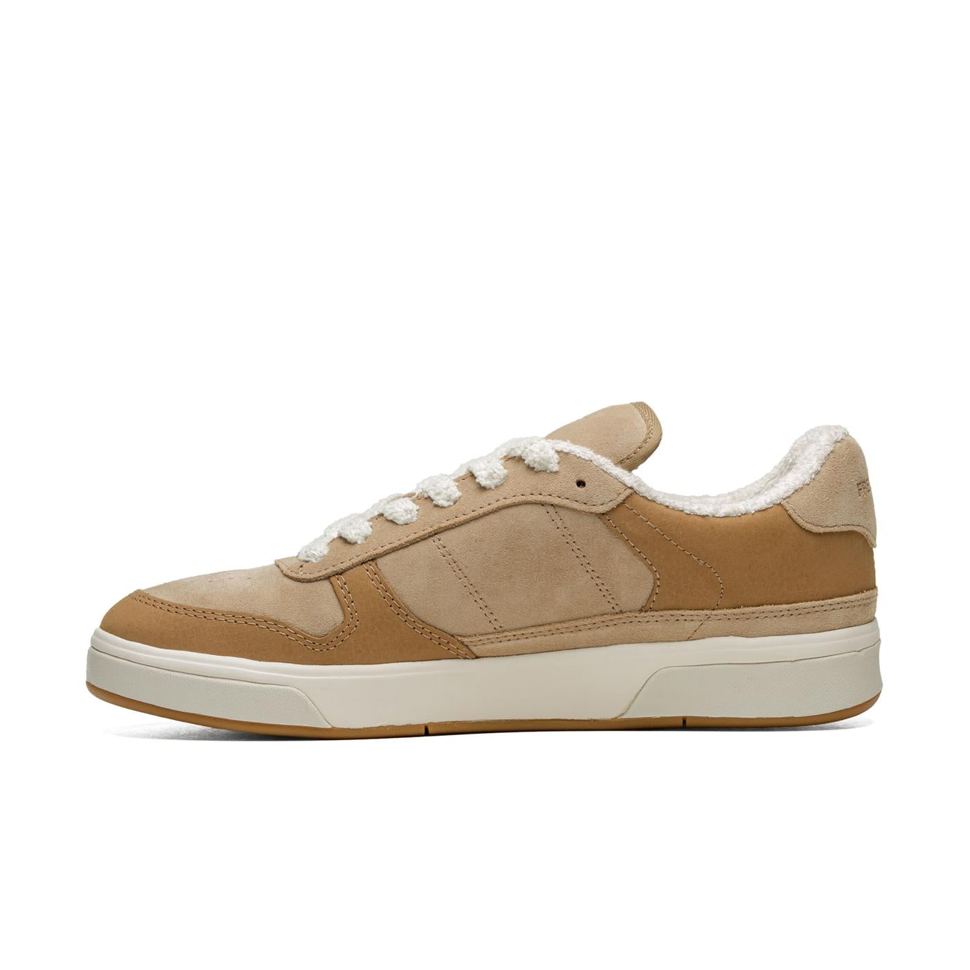 Fred Perry B300 Textured Nubuck/Suede Warm Stone/Ecru - B8322-W24