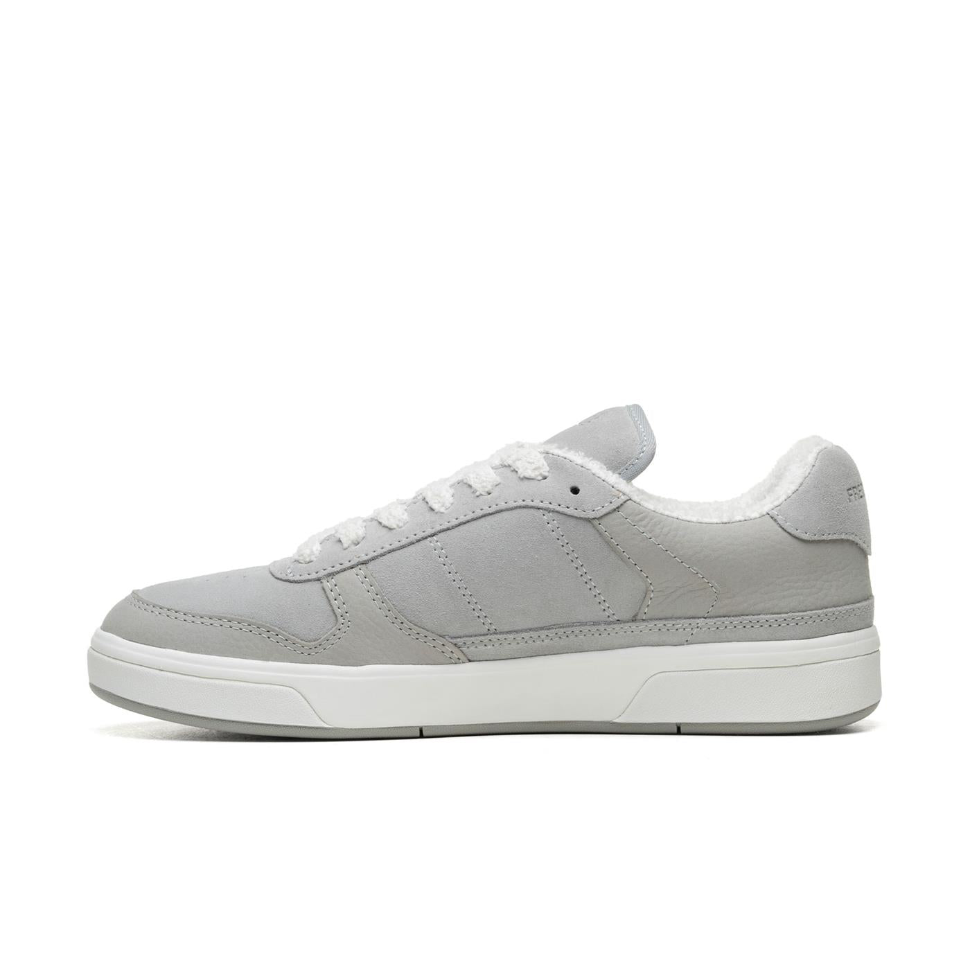 Fred Perry B300 Textured Nubuck/Suede Limestone/Snow White - B8322-X41
