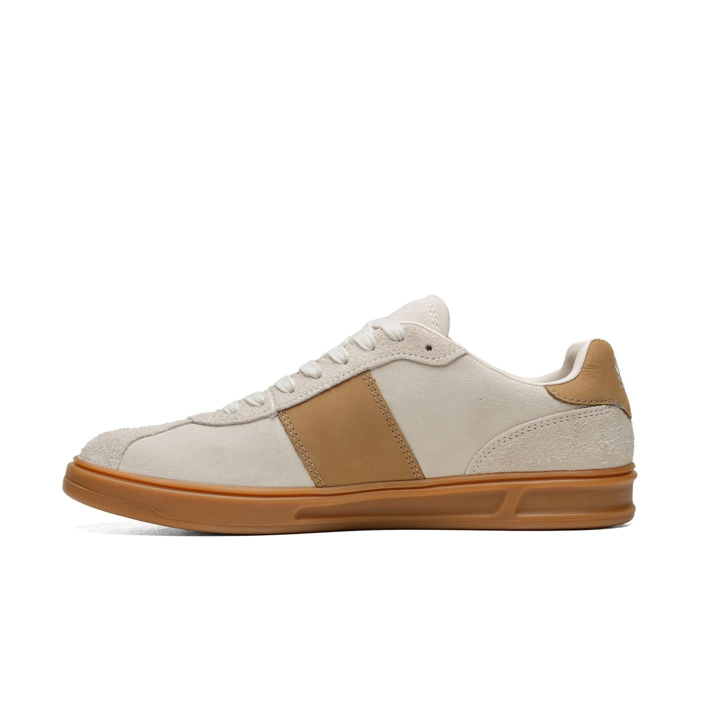 Fred Perry B4 Suede Ecru/Snow White - B8325-X44