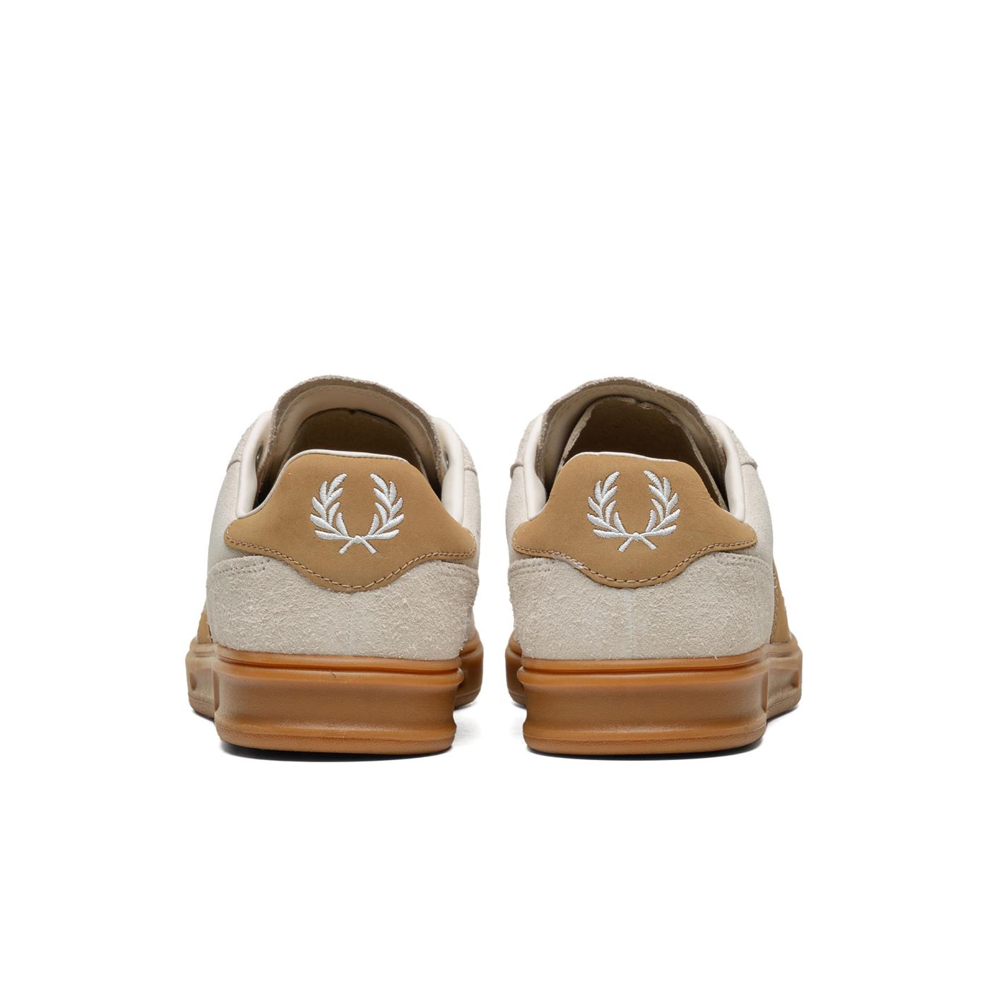 Fred Perry B4 Suede Ecru/Snow White - B8325-X44