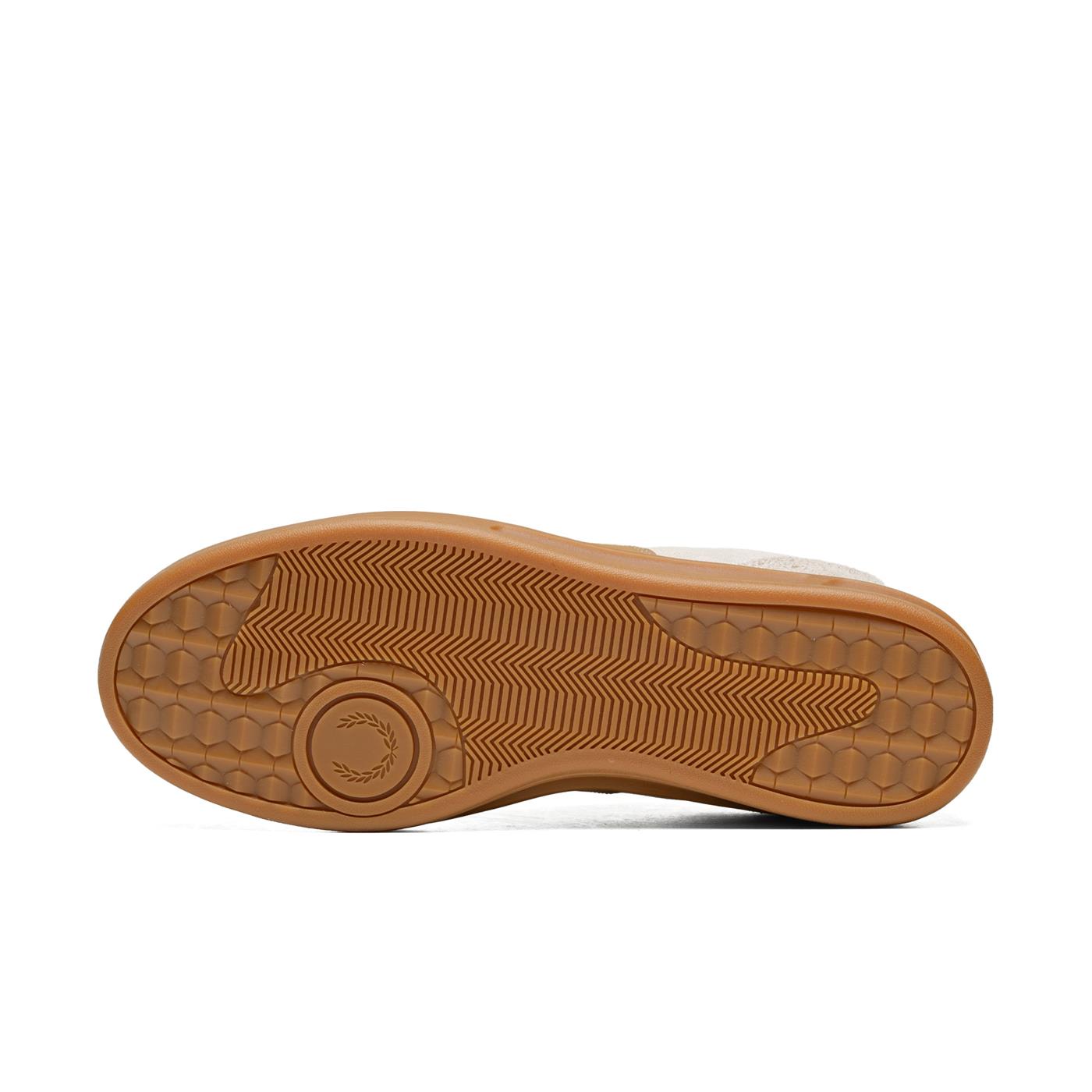Fred Perry B4 Suede Ecru/Snow White - B8325-X44