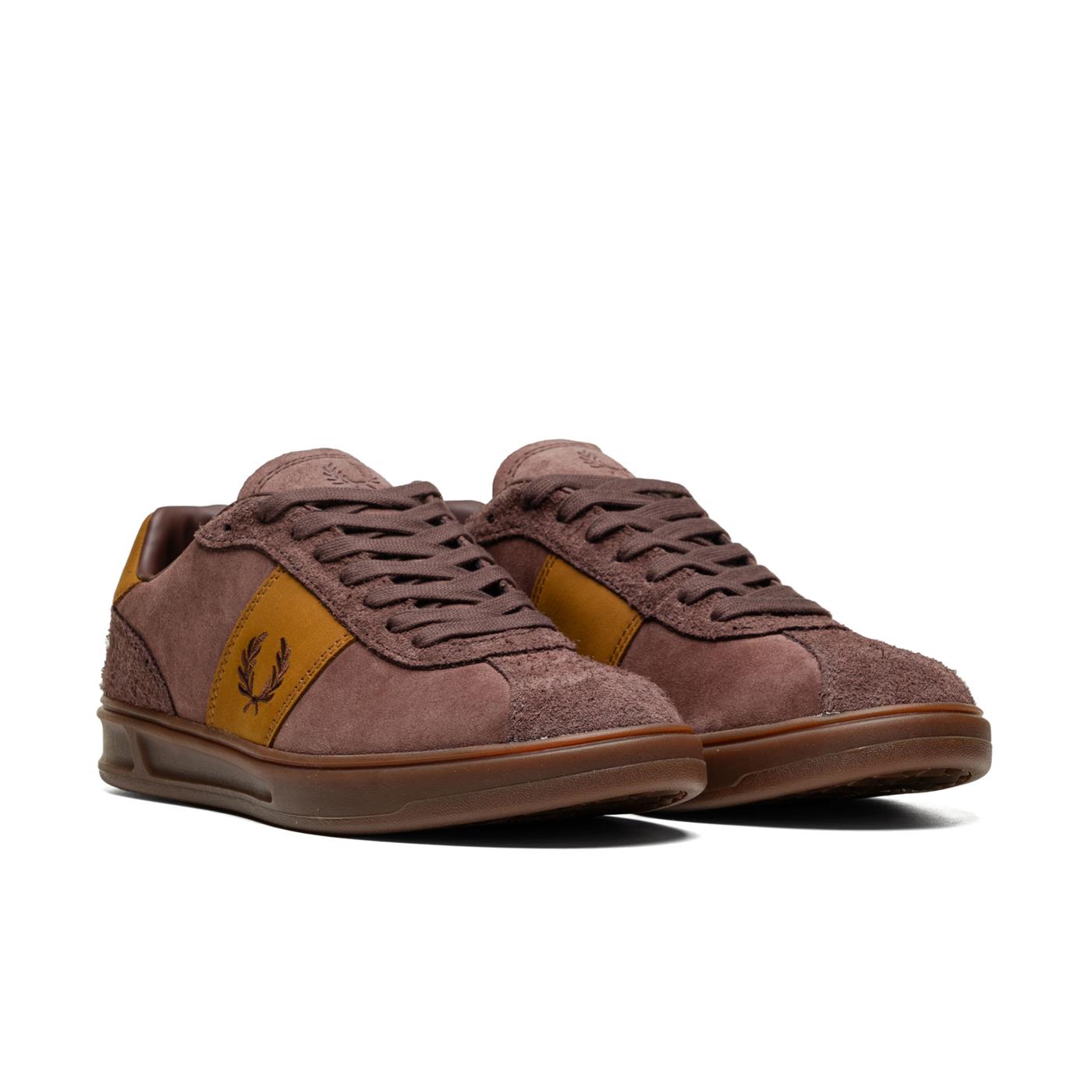 Fred Perry B4 Suede Carrington Brick/Carrington Brick - B8325-X91