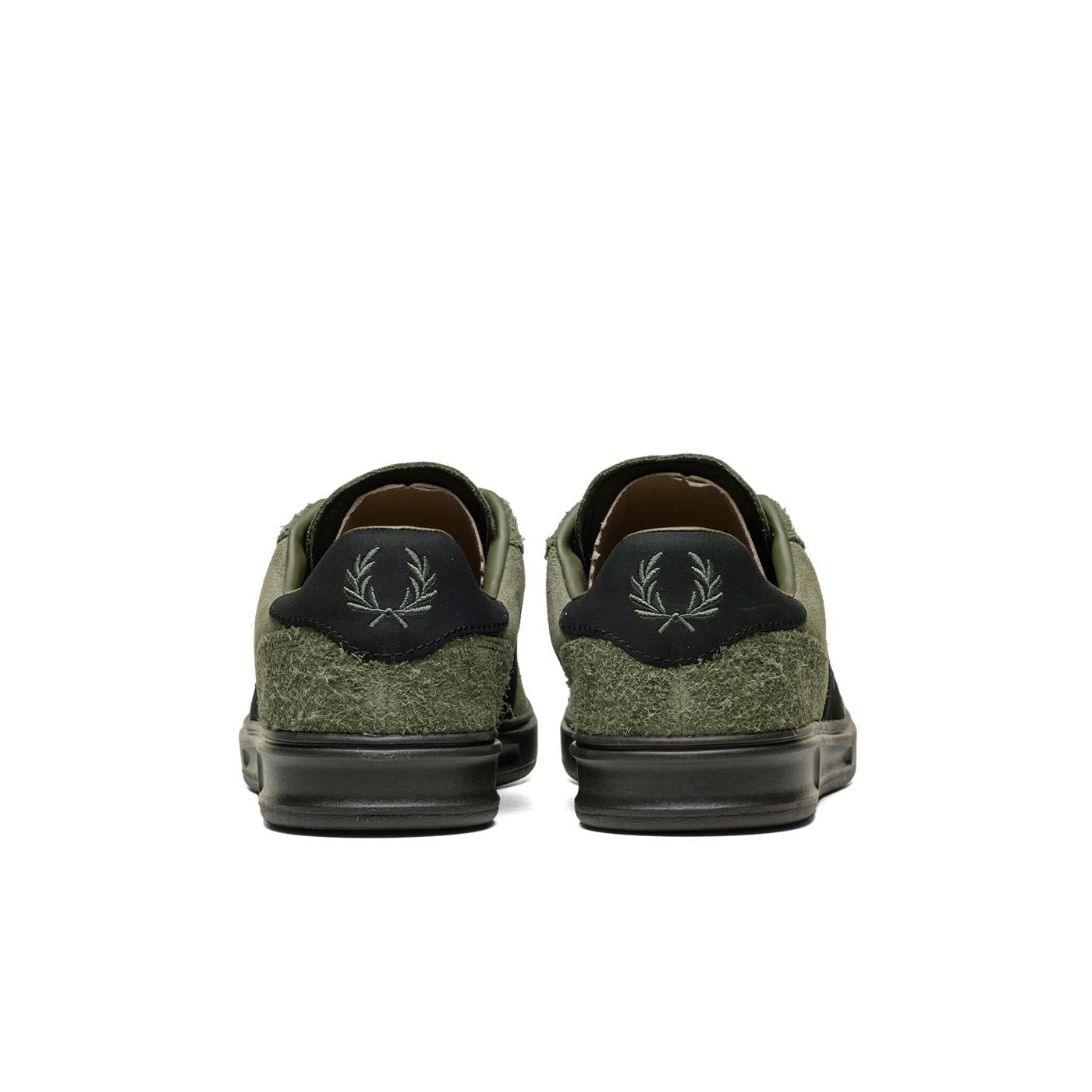 Fred Perry B4 Suede Laurel Wreath Green/Laurel Wreath Green - B8325-X92