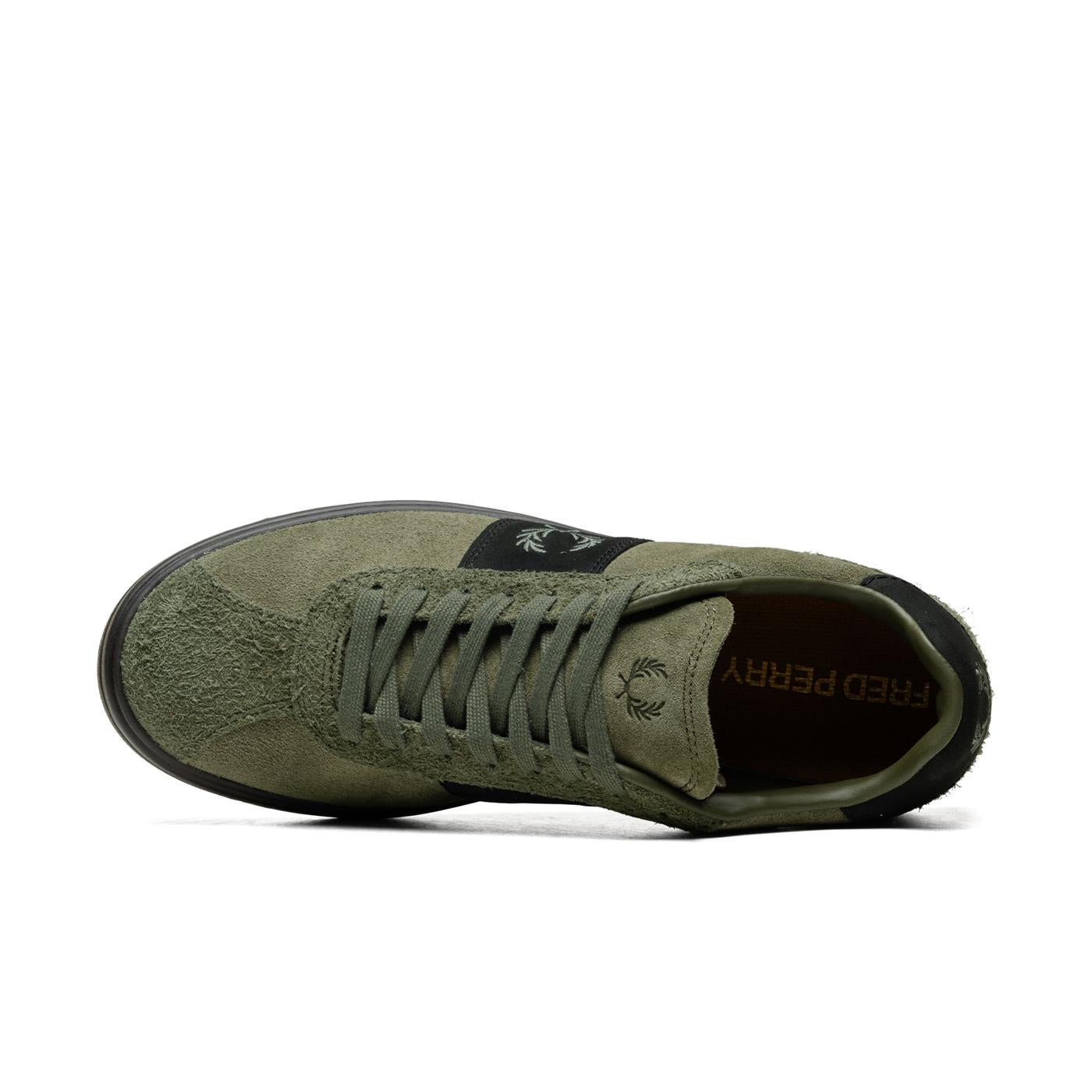 Fred Perry B4 Suede Laurel Wreath Green/Laurel Wreath Green - B8325-X92