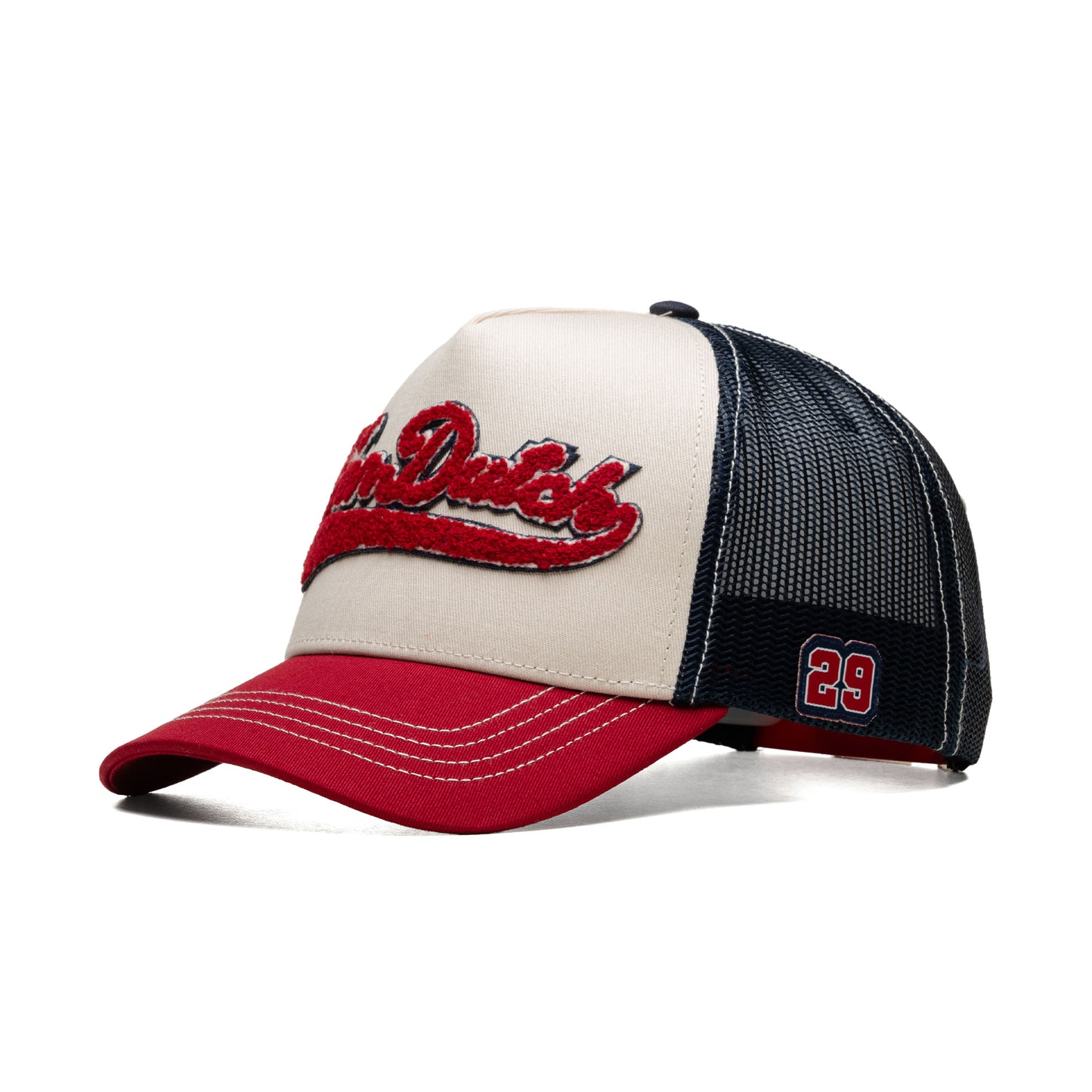 Von Dutch Trucker Cap Beige/Port/Navy