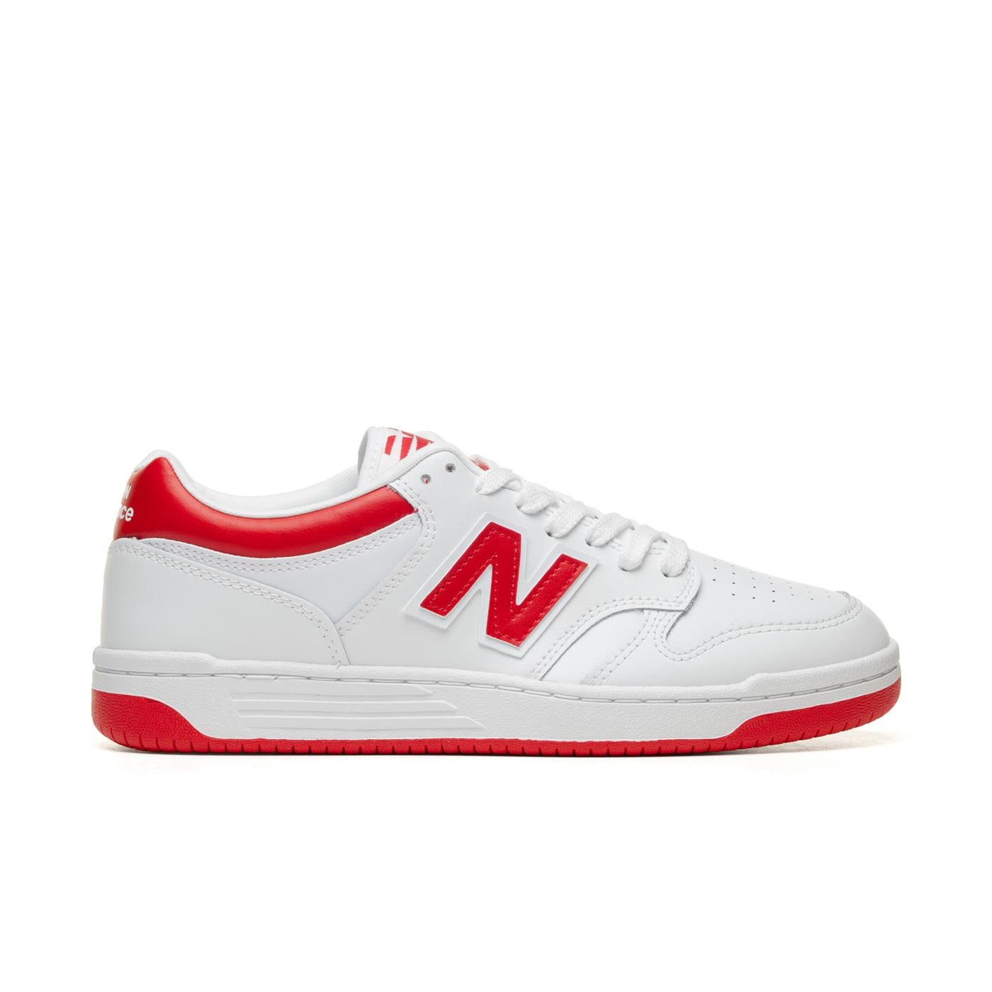 New Balance 480 White/Team Red - BB480LTR