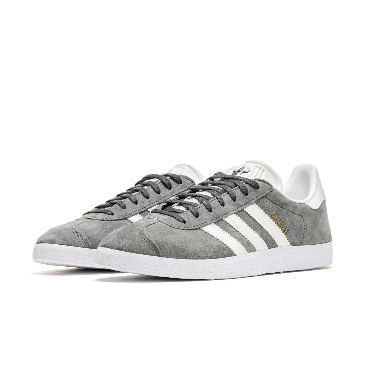 Adidas Gazelle Solid Grey/White/Metallic Gold  - BB5480