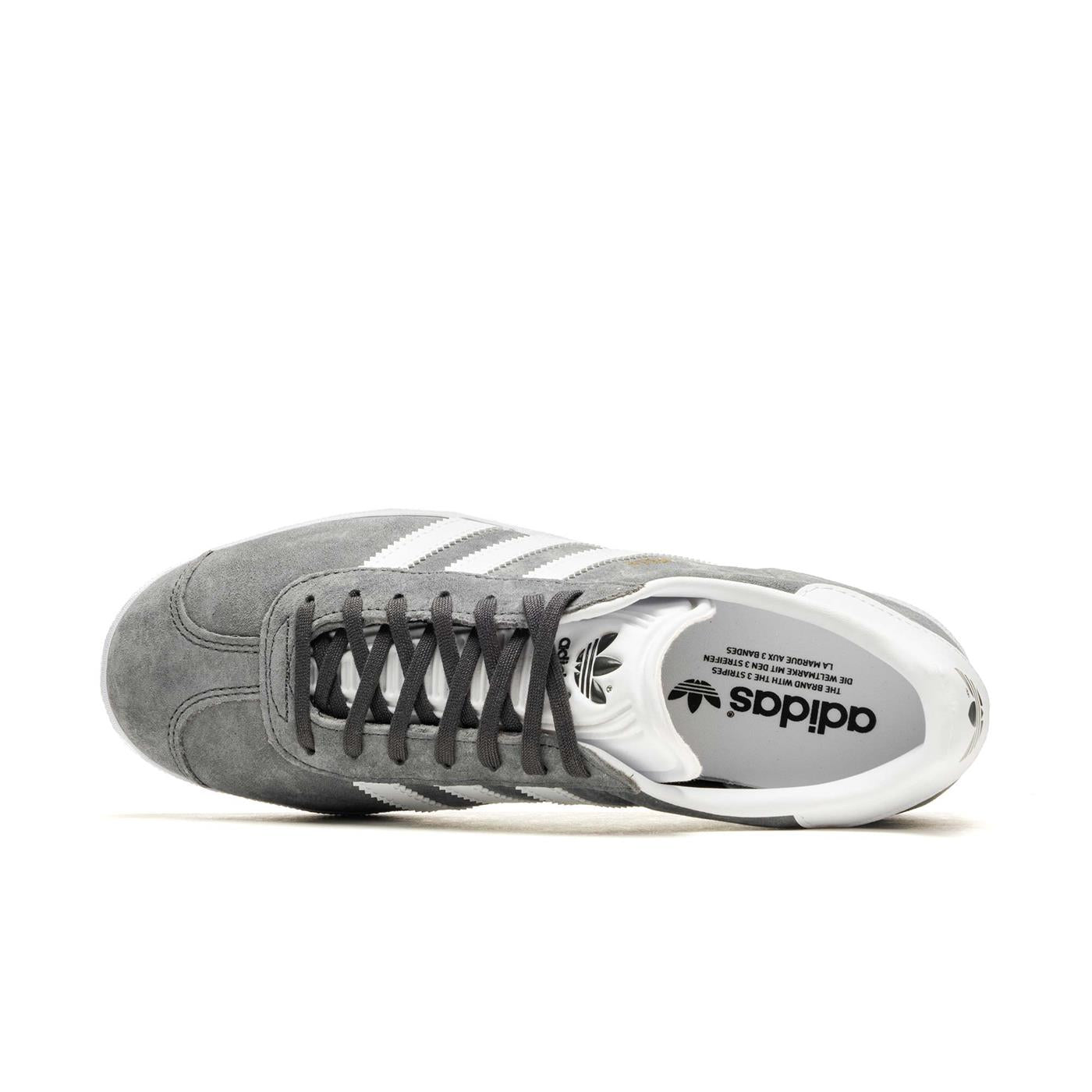 Adidas Gazelle Solid Grey/White/Metallic Gold  - BB5480