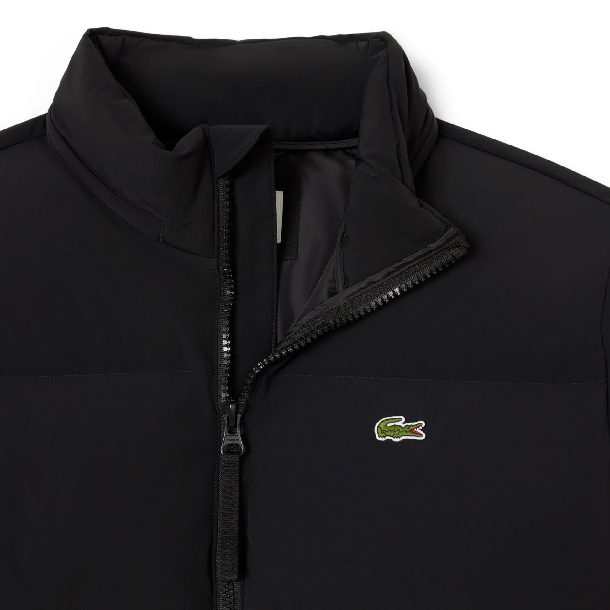 Lacoste Water-Repellent Hooded Down Jacket Black  - BH5154-031