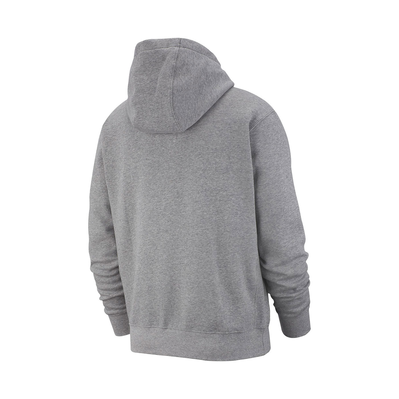 Nike Nsw Club Hoodie Fz Bb Dark Grey Heather/White - BV2645-063