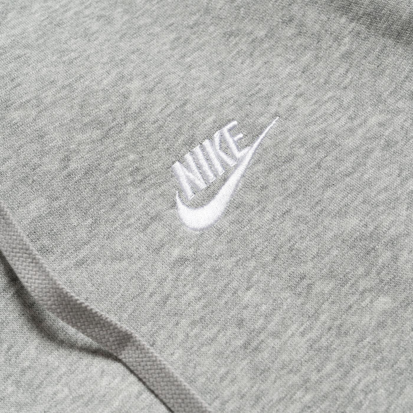 Nike Nsw Club Fleece Hoodie Bb Dark Grey Heather/Matte Silve - BV2654-063