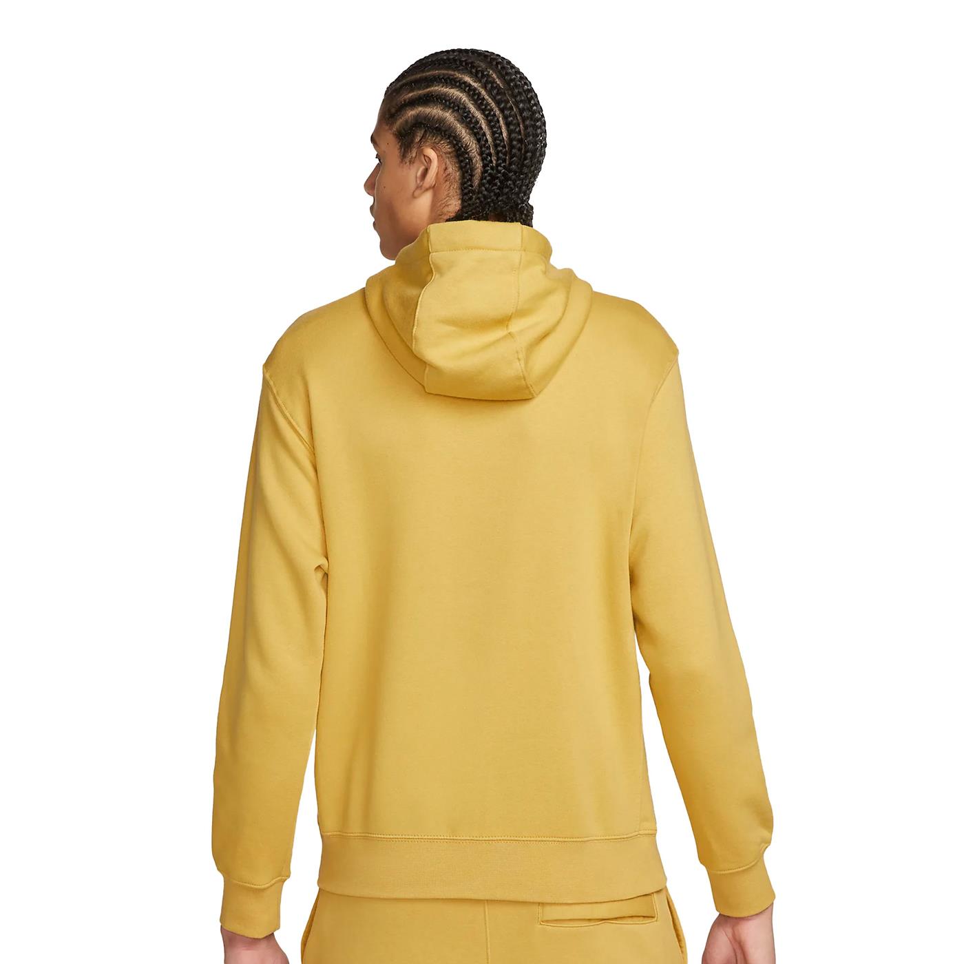 Nike Club Hoodie PO BB Wheat Gold/Wheat Gold-White - BV2654-725