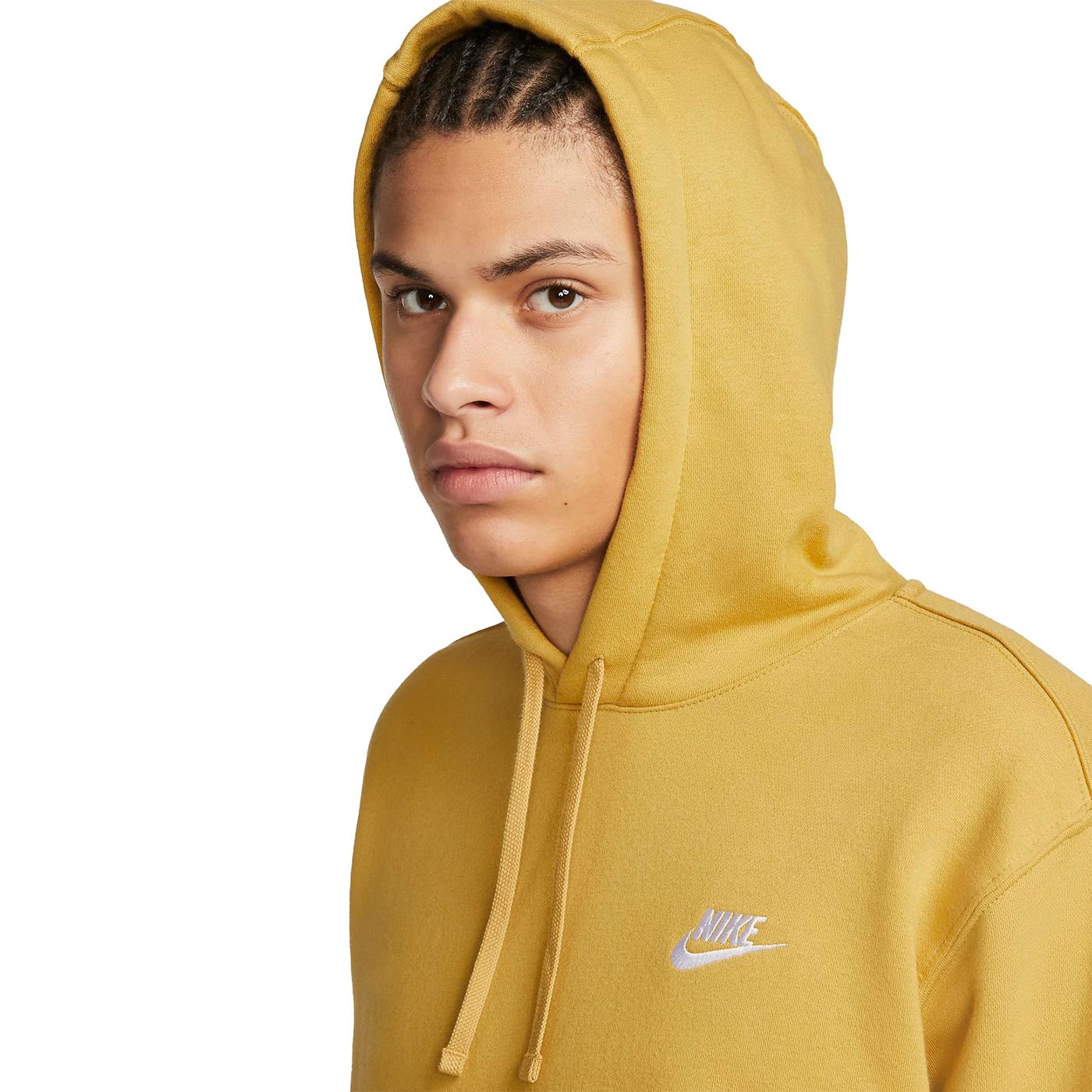 Nike Club Hoodie PO BB Wheat Gold/Wheat Gold-White - BV2654-725