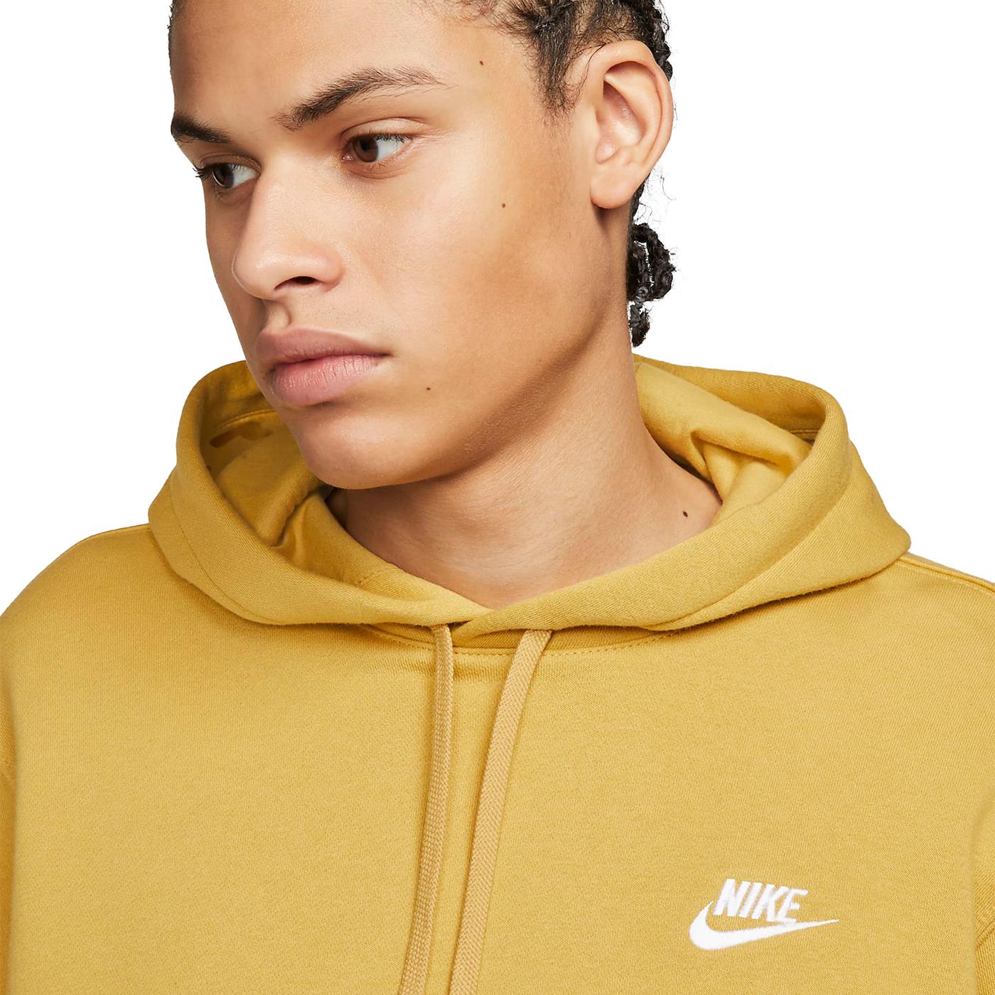 Nike Club Hoodie PO BB Wheat Gold/Wheat Gold-White - BV2654-725