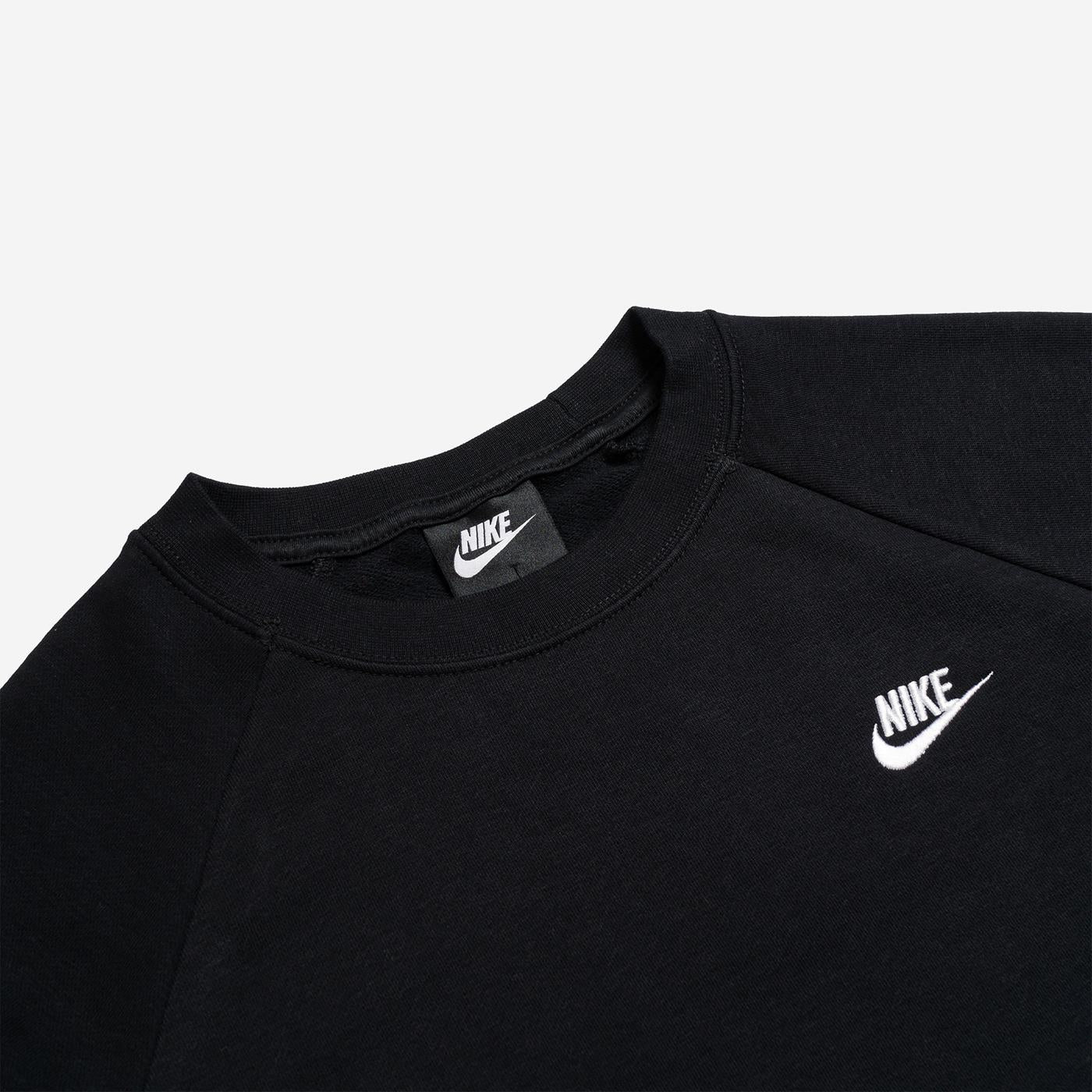 Nike W Nsw Essential Crew Fleece Black/White - BV4110-010