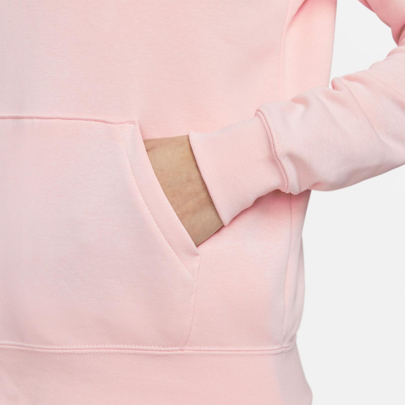 Nike W Nsw Essential Fleece FO Atmosphere/White - BV4124-611