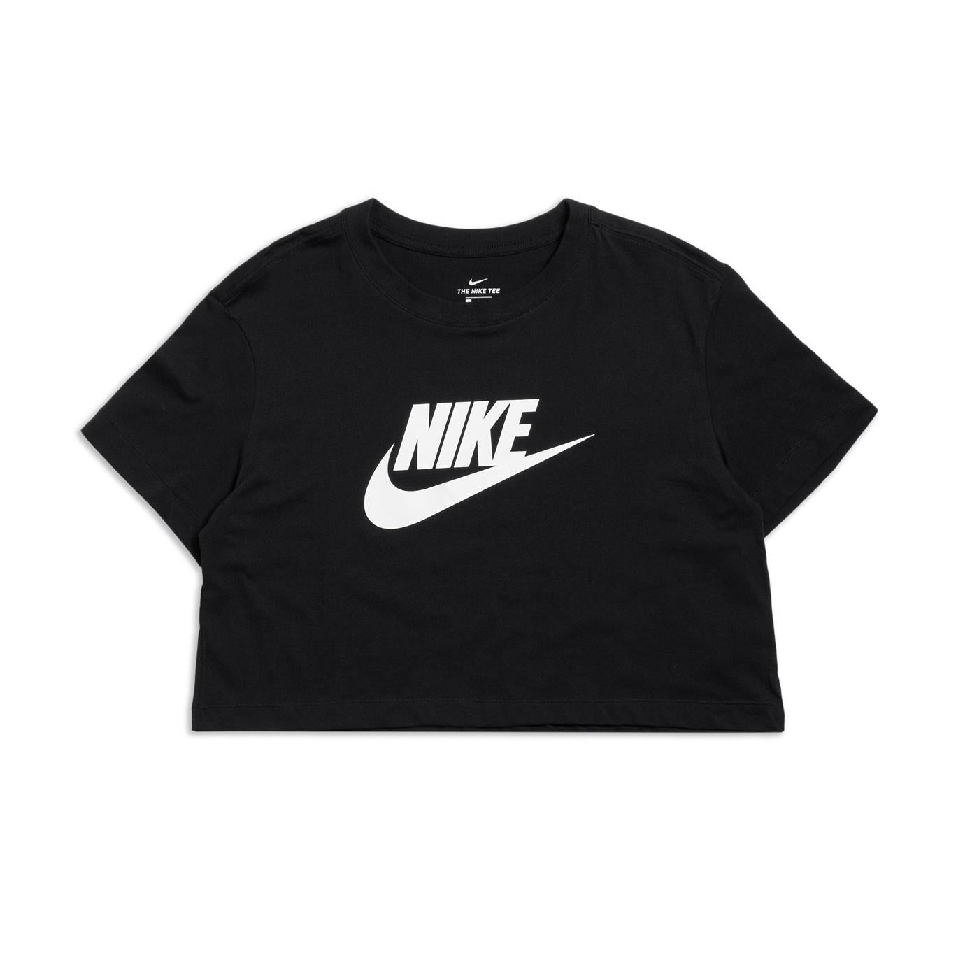 Nike Nsw Tee Essntl Crp Icn Black/White  - BV6175-010