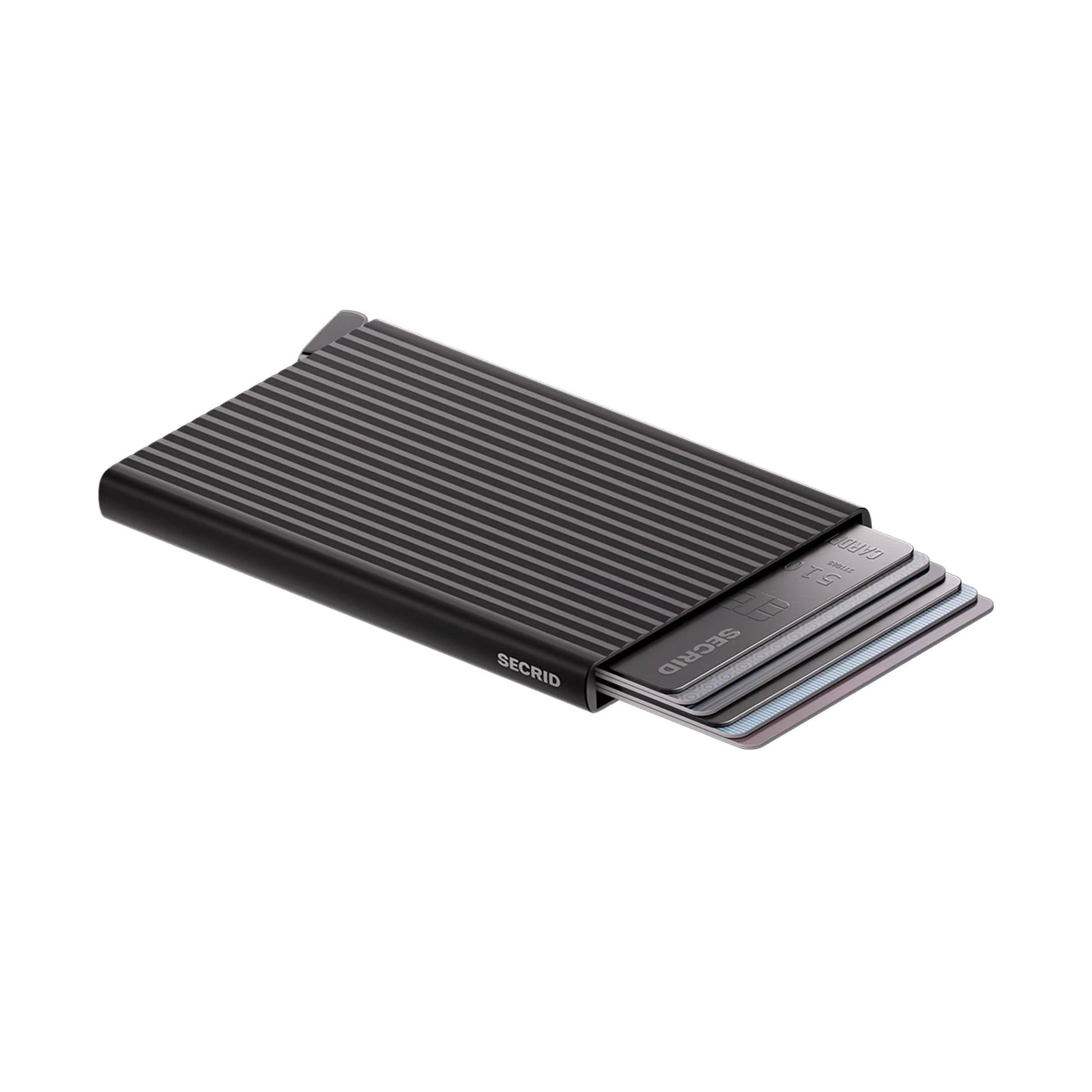 Secrid Premium Cardprotector Fluted Black+  - CFIBLACK