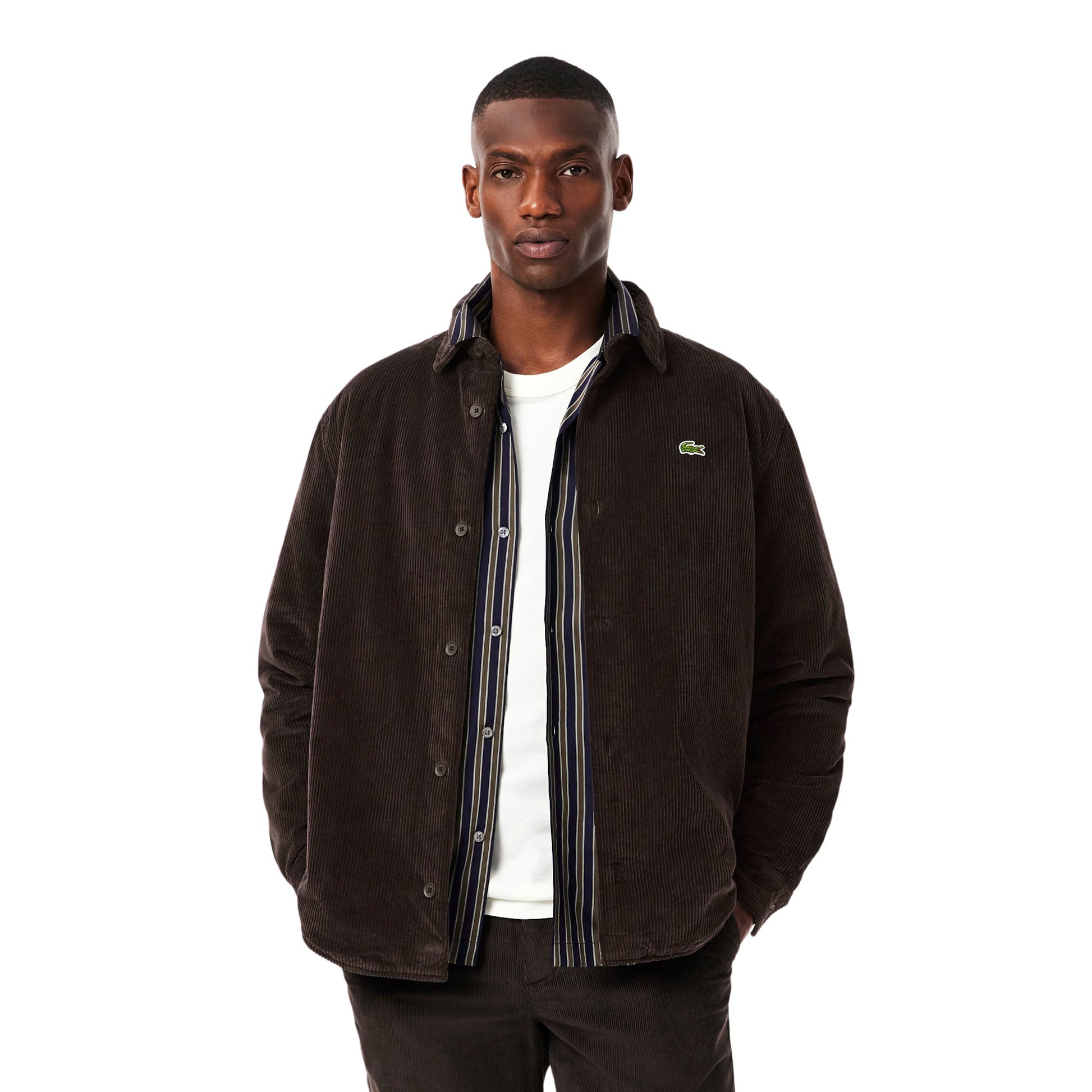 Lacoste Oversized Corduroy Overshirt Porto  - CH3512-SKB