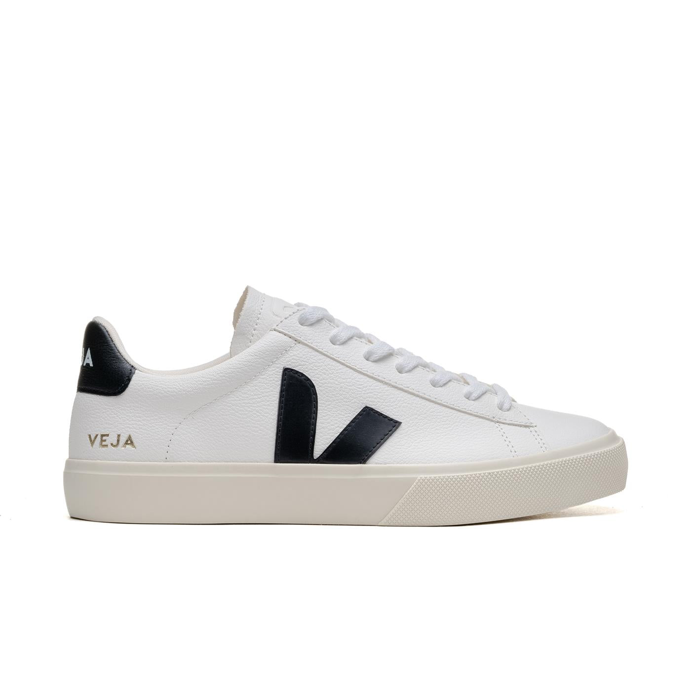 Veja Campo Chromefree Leather White/Black - CP0501537