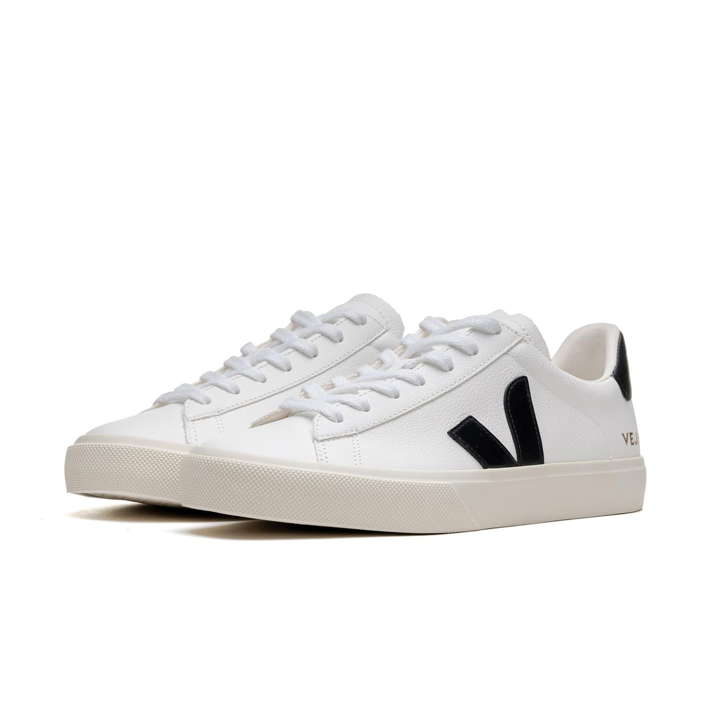 Veja Campo Chromefree Leather White/Black - CP0501537