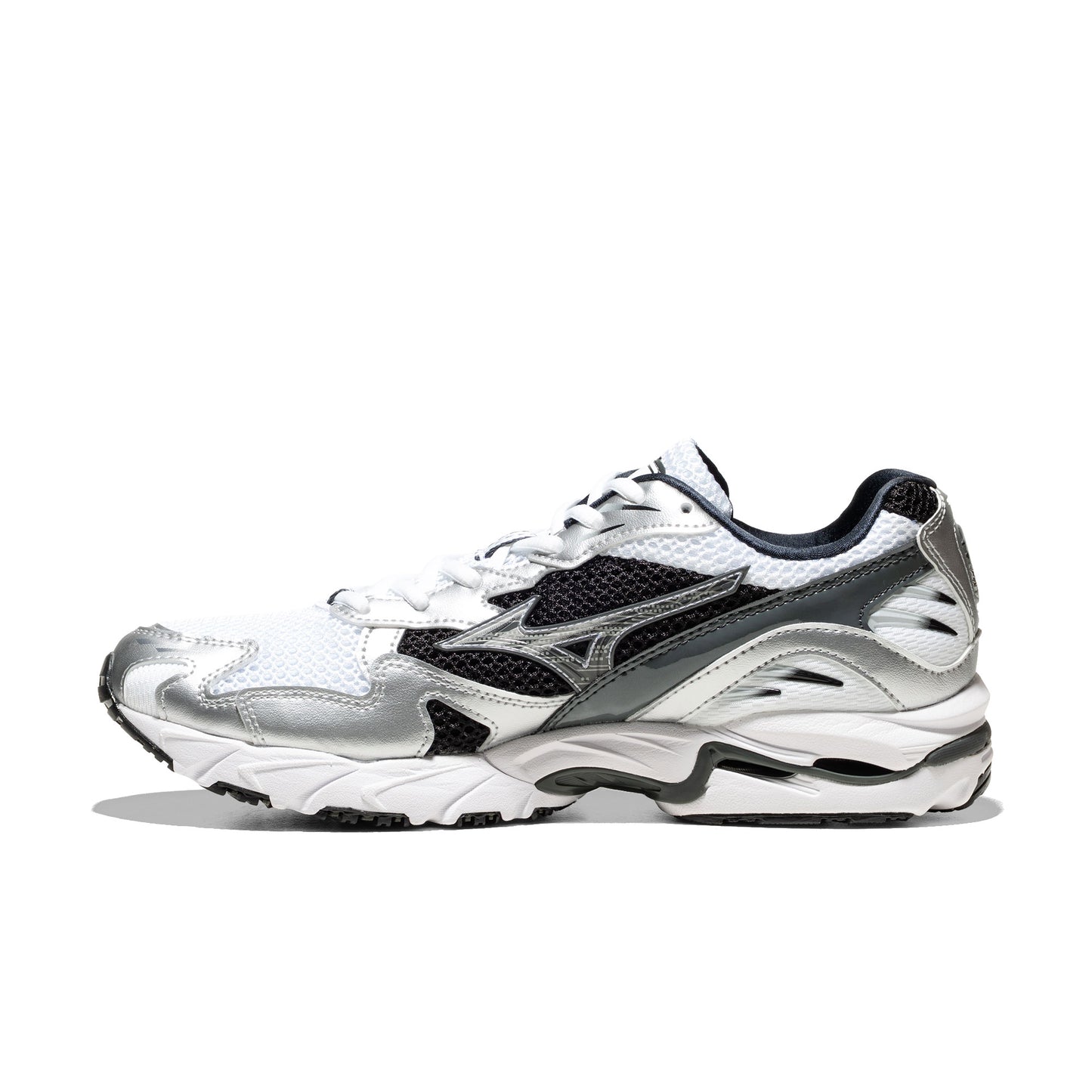 Mizuno Wave Rider 10 White/Silver/Black - D1GA2104-05