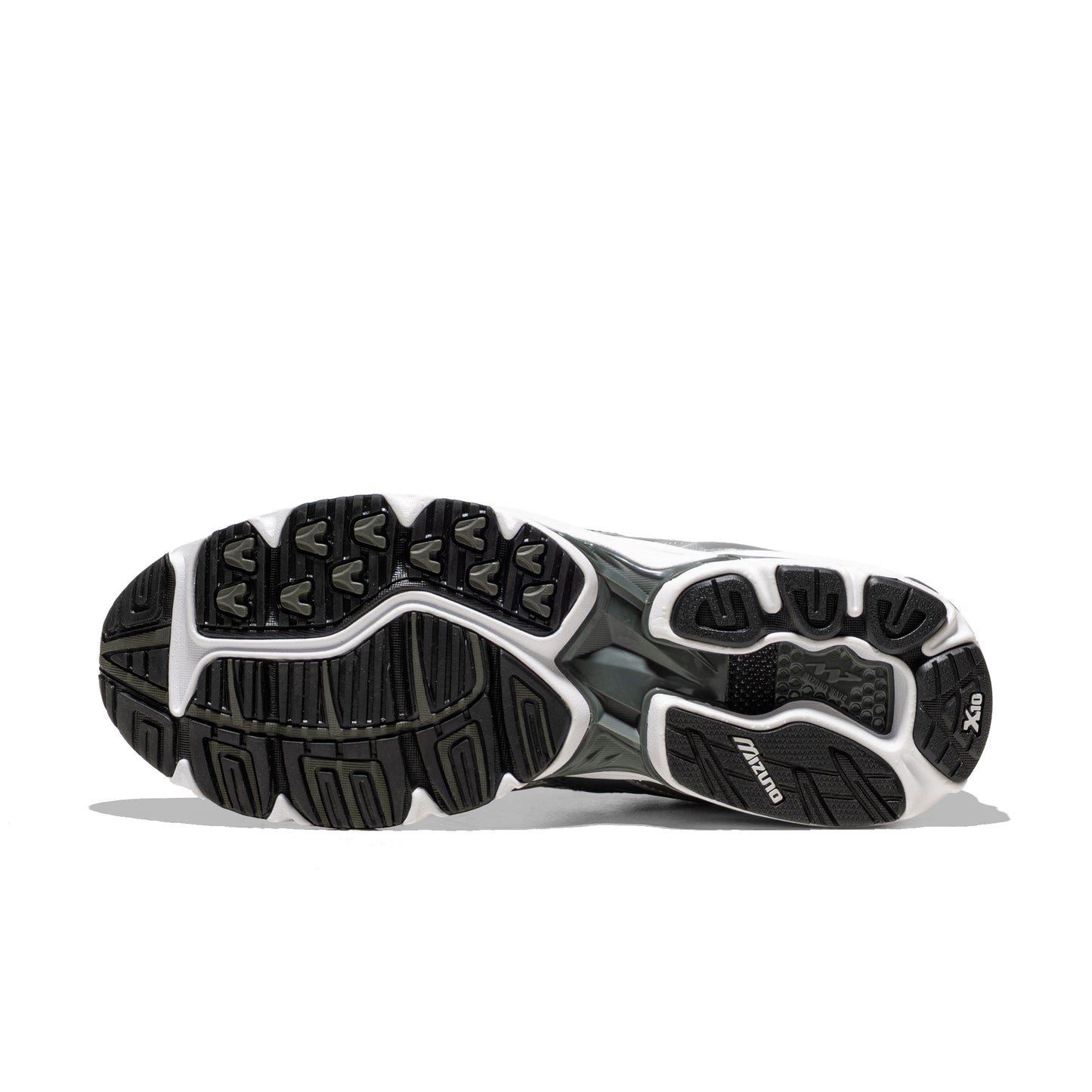 Mizuno Wave Rider 10 White/Silver/Black - D1GA2104-05