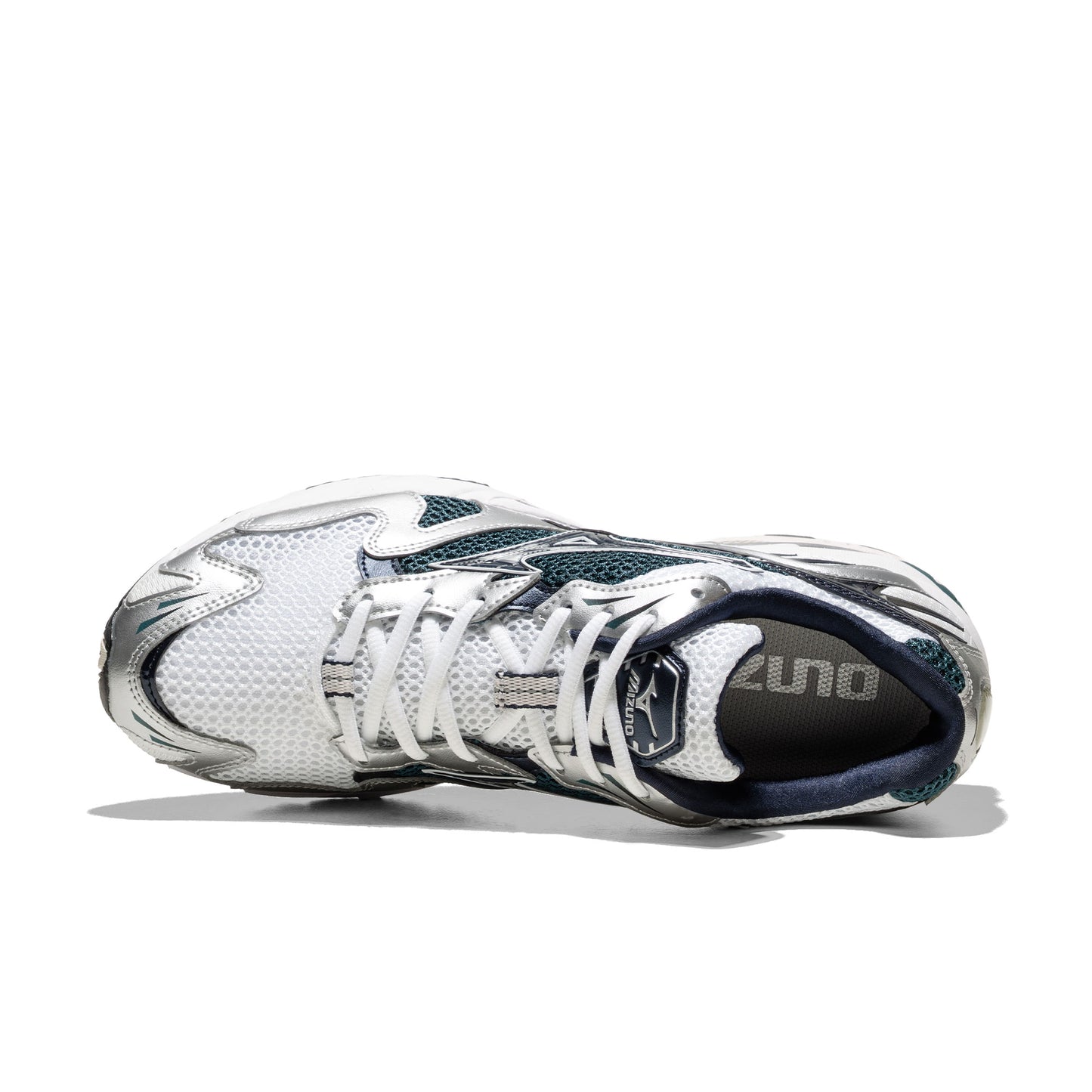 Mizuno Wave Rider 10 White/Baritone Blue/Deep Teal - D1GA2104-15