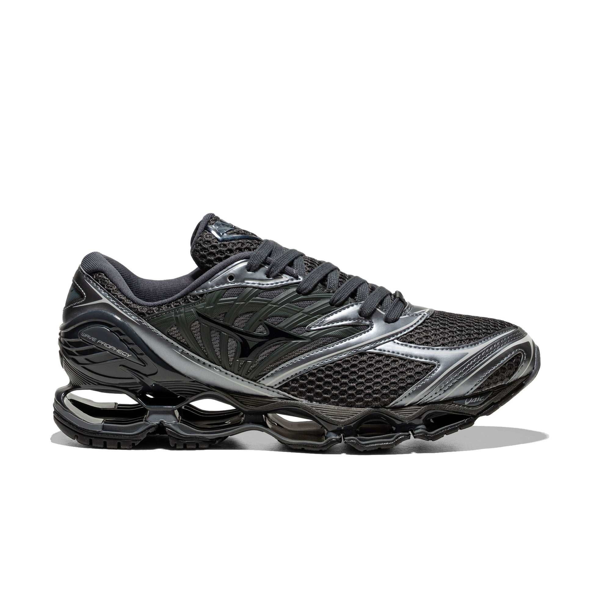 Mizuno Wave Prophecy LS Black Sand/Black/Metallic Gray  - D1GA2511-03