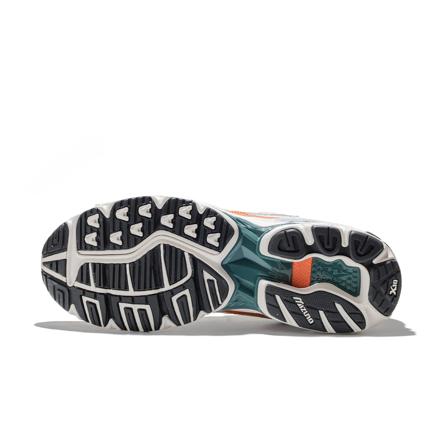 Mizuno Wave Rider 10 Snow White/Dawn Blue/Sun Baked - D1GA2611-01