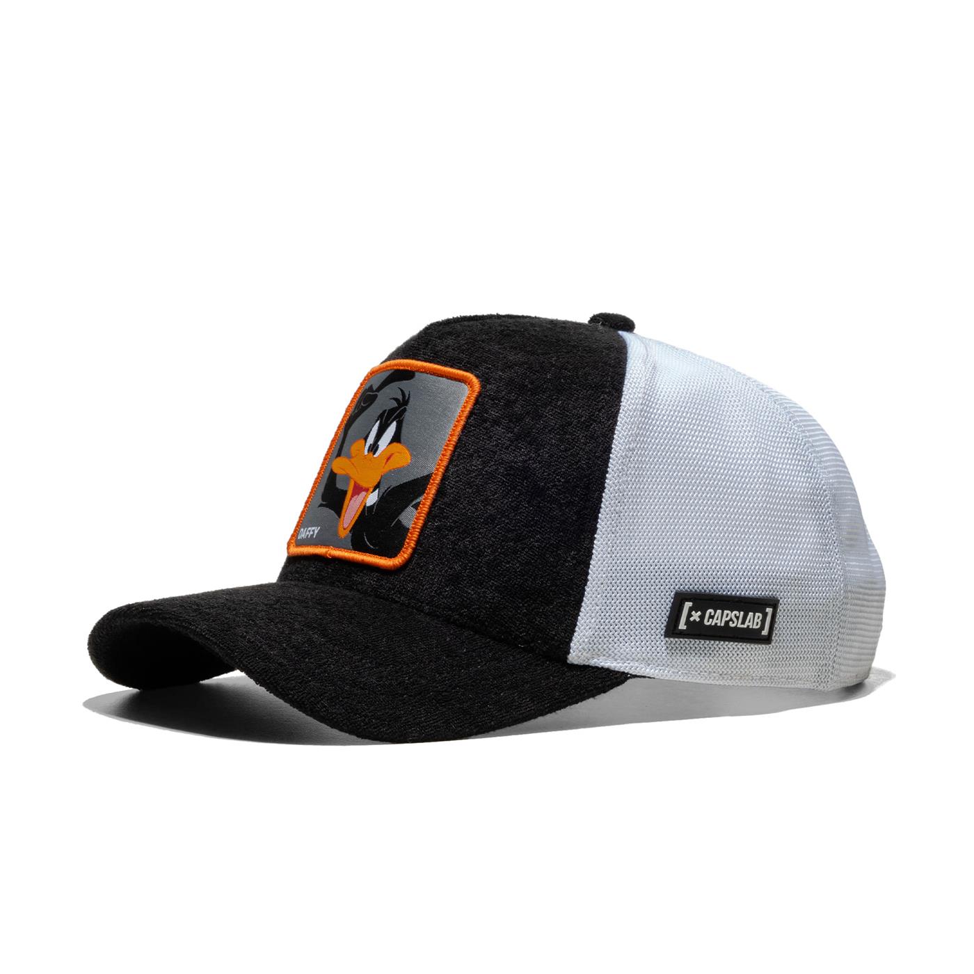 Capslab Looney Tunes Daffy Duck Trucker Cap Black/White  - DAF2_CT