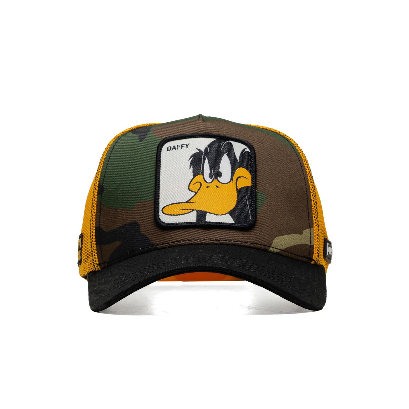 Capslab Looney Tunes Daffy Duck Trucker Camo/Black/Yellow - DAF4