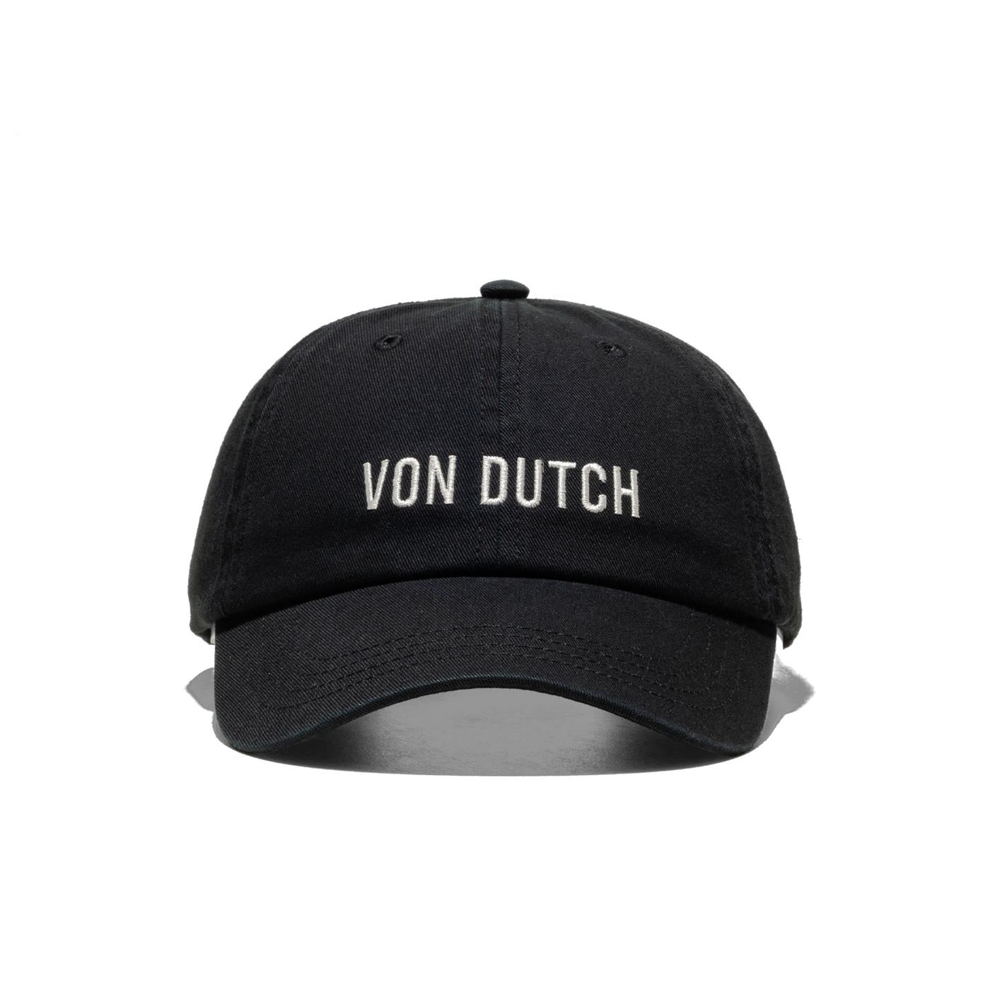 Von Dutch Snapback Cap Black/White  - DC_B