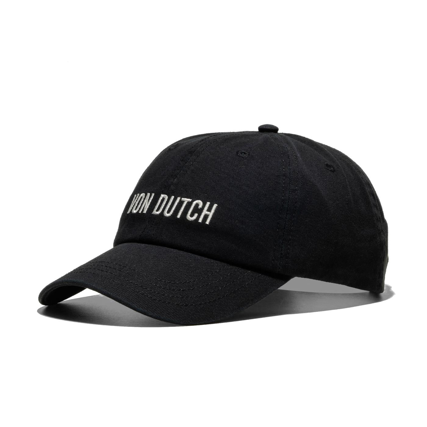 Von Dutch Snapback Cap Black/White  - DC_B