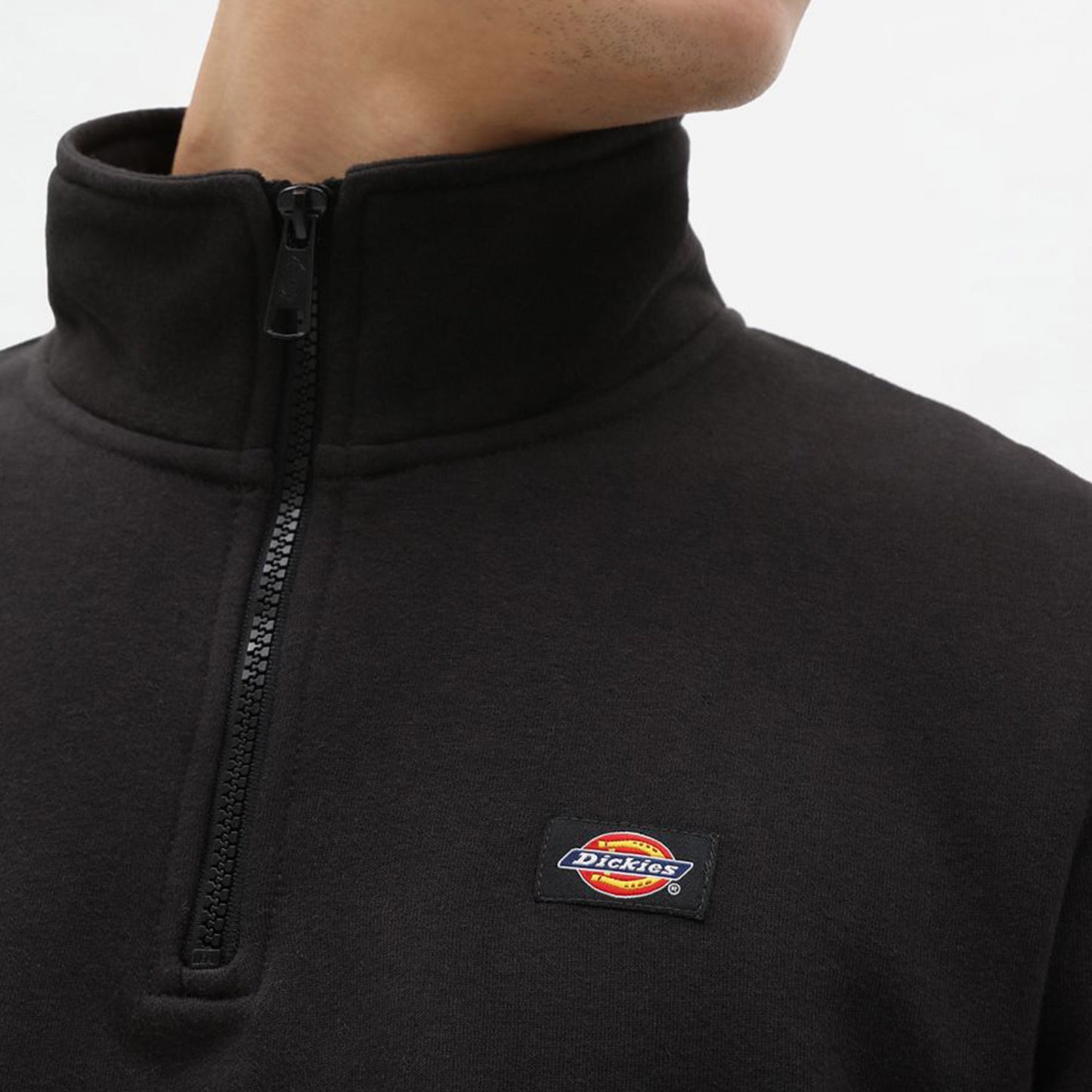 Dickies Oakport Quarter Zip Sweat Black