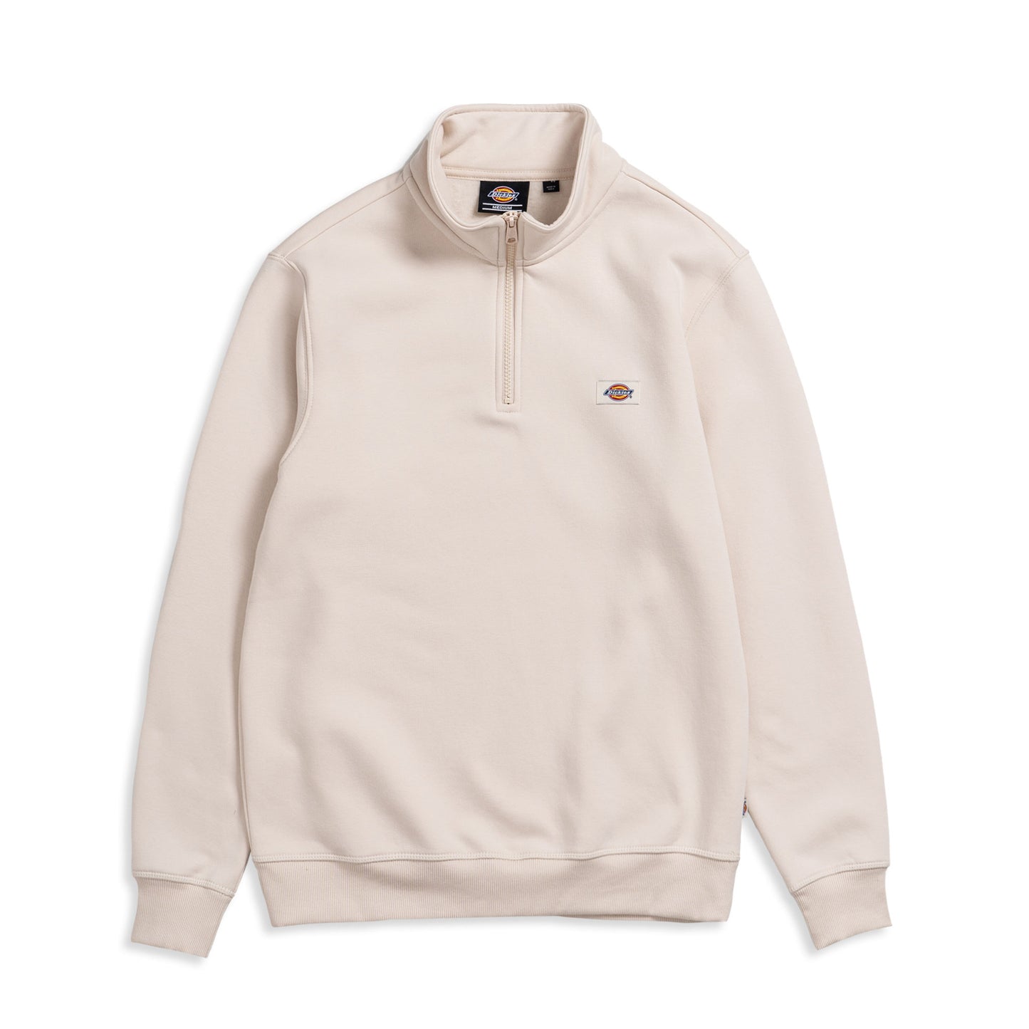 Dickies Oakport Quarter Zip Sweat Whitecap Gray