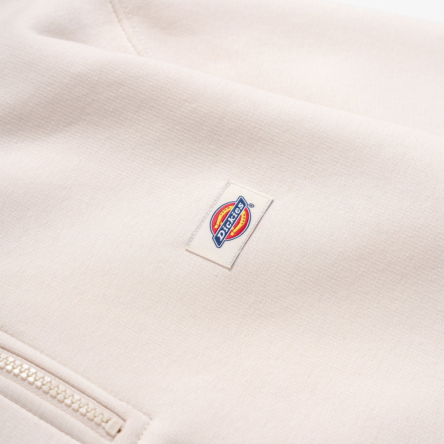 Dickies Oakport Quarter Zip Sweat Whitecap Gray