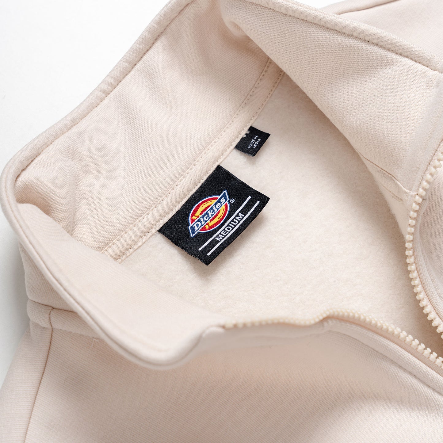 Dickies Oakport Quarter Zip Sweat Whitecap Gray