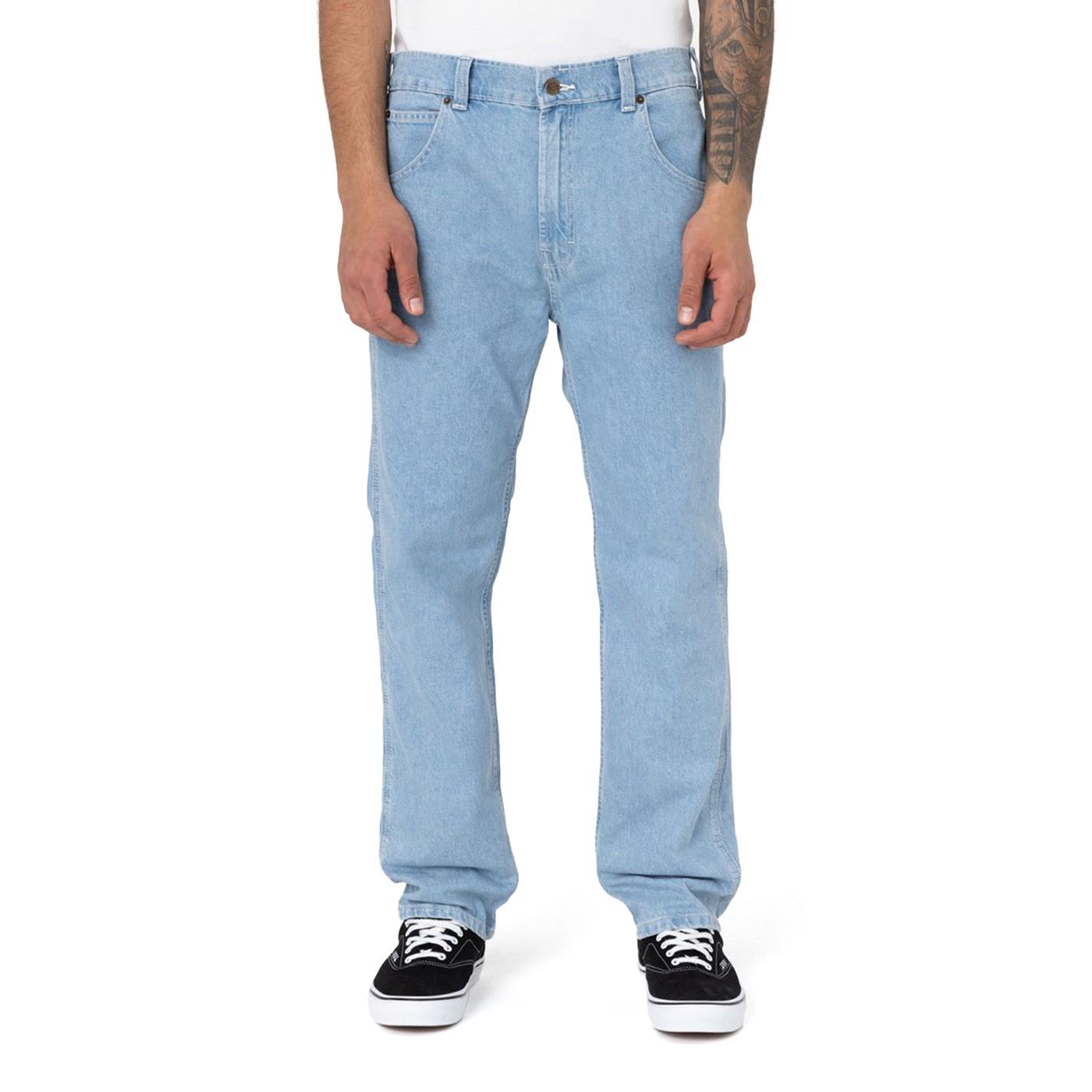 Dickies Houston Denim Pant Vintage Aged Blue - DK0A4XFLVAB