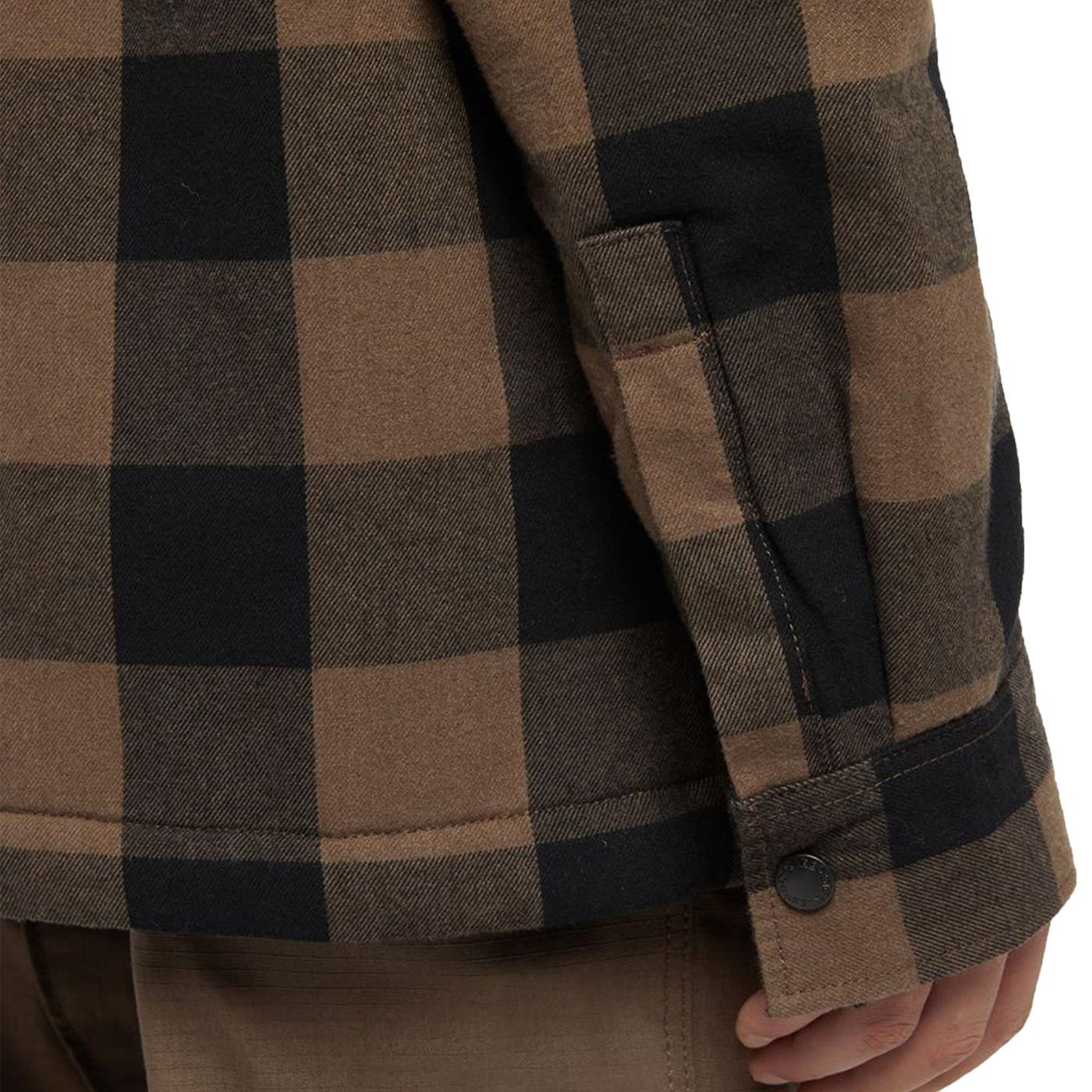 Dickies Sherpa Lined Sacramento Shirt Mushroom - DK0A4XGRMR1