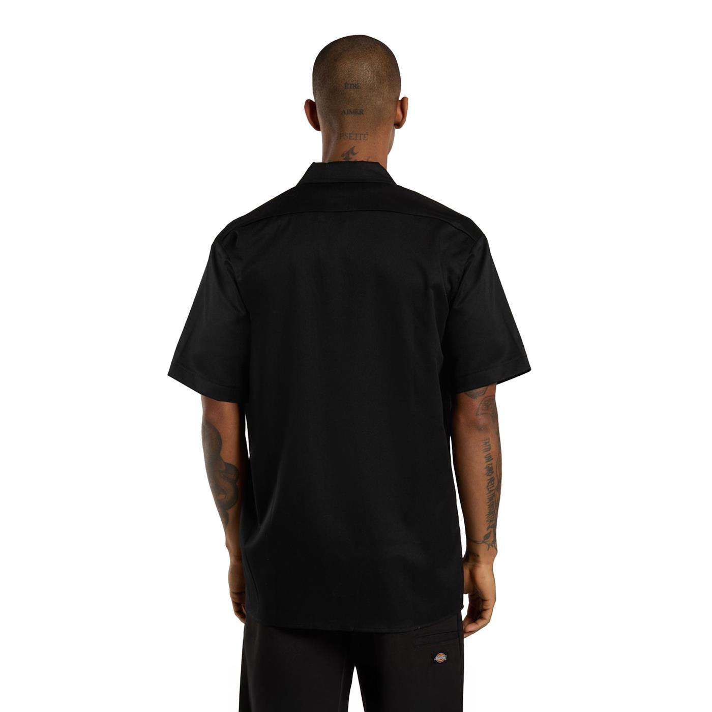 Dickies Work Shirt SS Rec Black  - DK0A4XK7BLK
