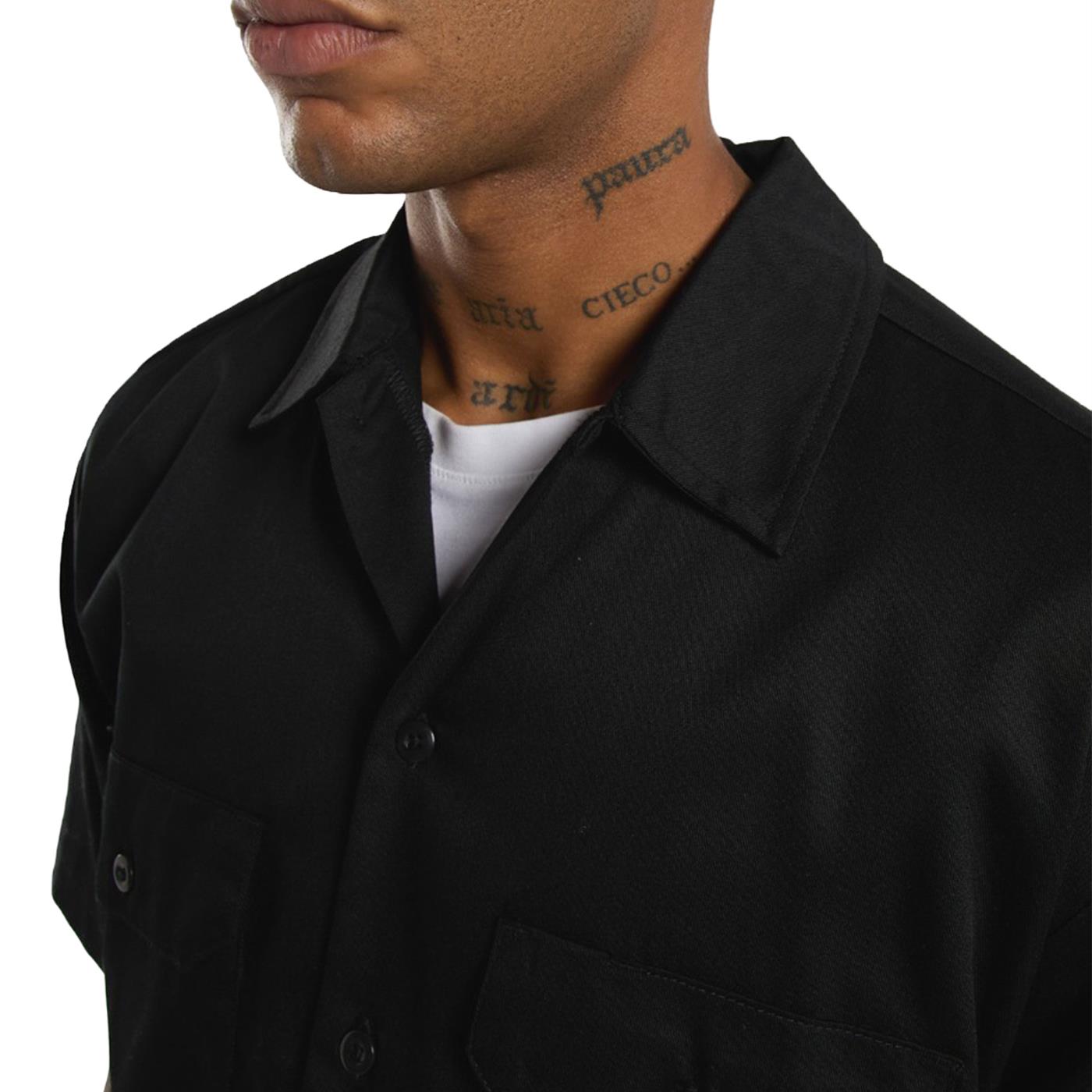 Dickies Work Shirt SS Rec Black - DK0A4XK7BLK