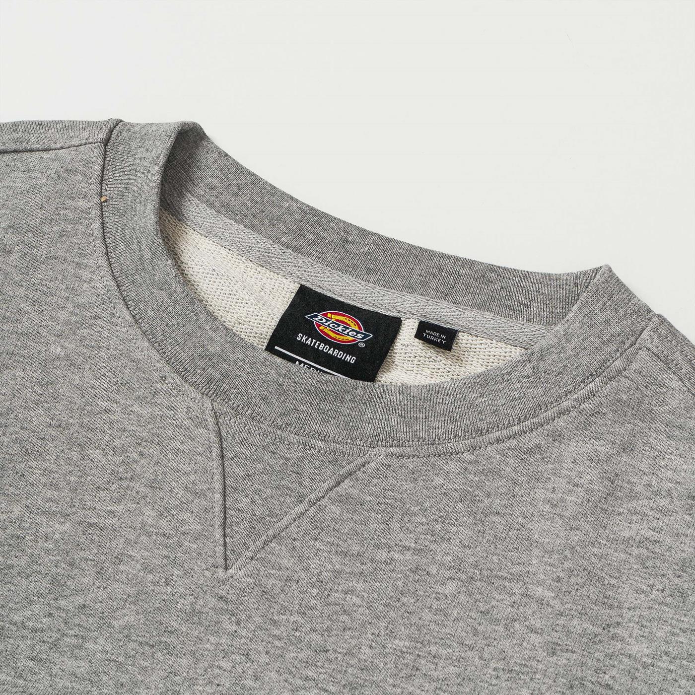 Dickies Mount Vista Crew Sweat Grey Melange - DK0A4XPPGRY
