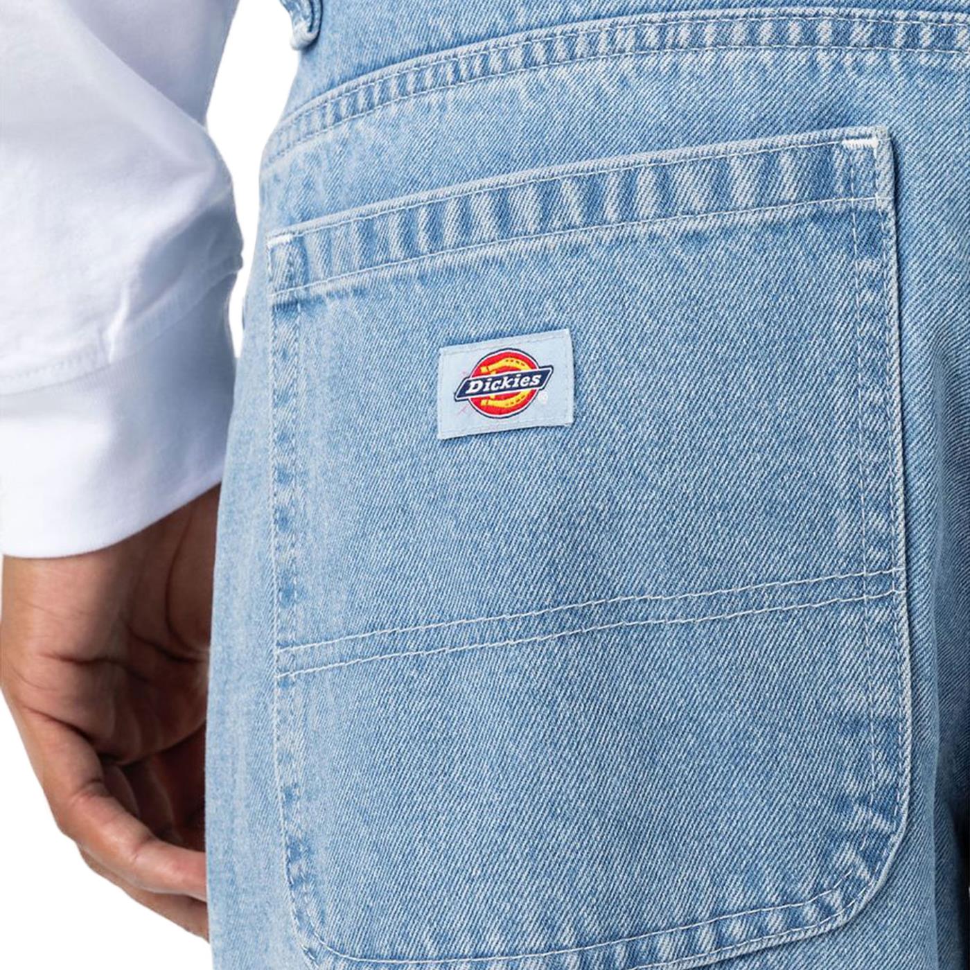 Dickies Double Knee Denim Pant Light Wash - DK0A4Y3FLW0